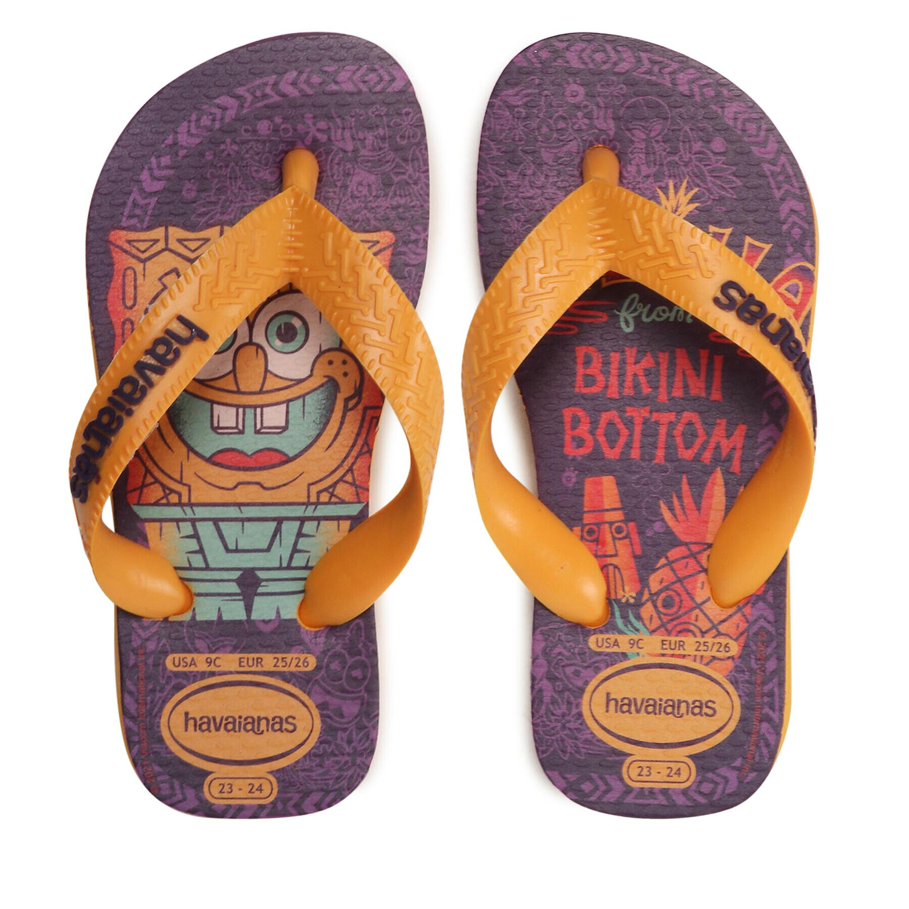 Havaianas Žabky T Spongeb 41470666362 Žltá - Pepit.sk