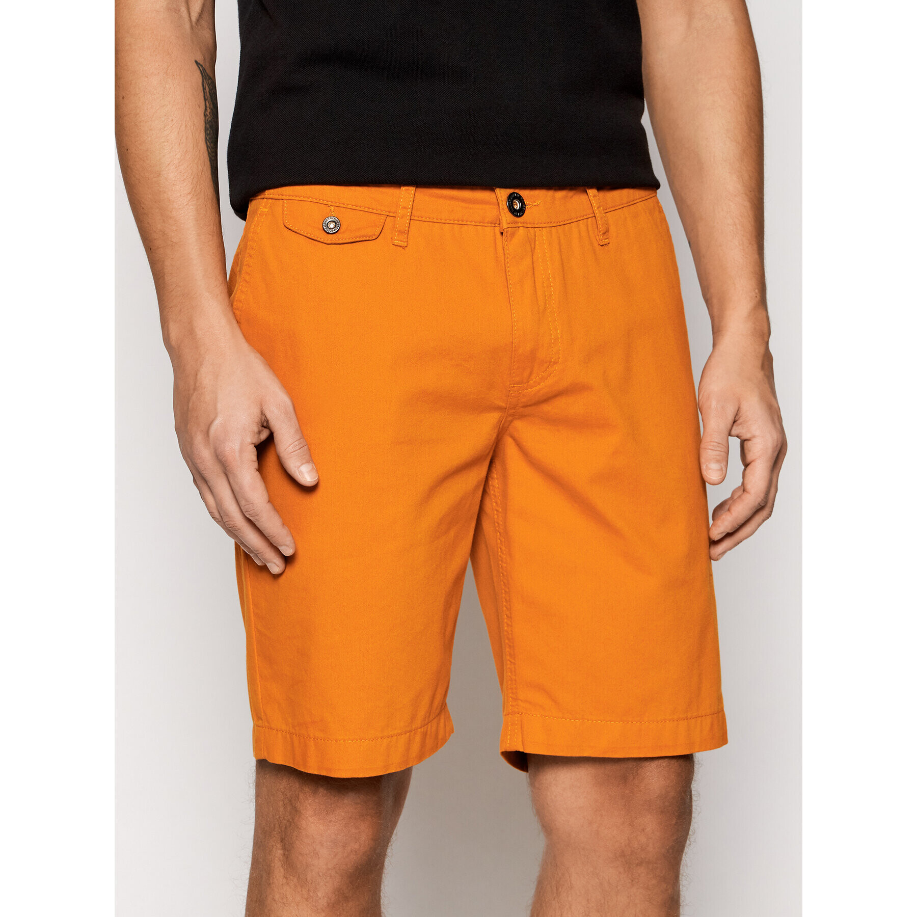 Helly Hansen Bavlnené šortky Bermuda 33940 Oranžová Regular Fit - Pepit.sk