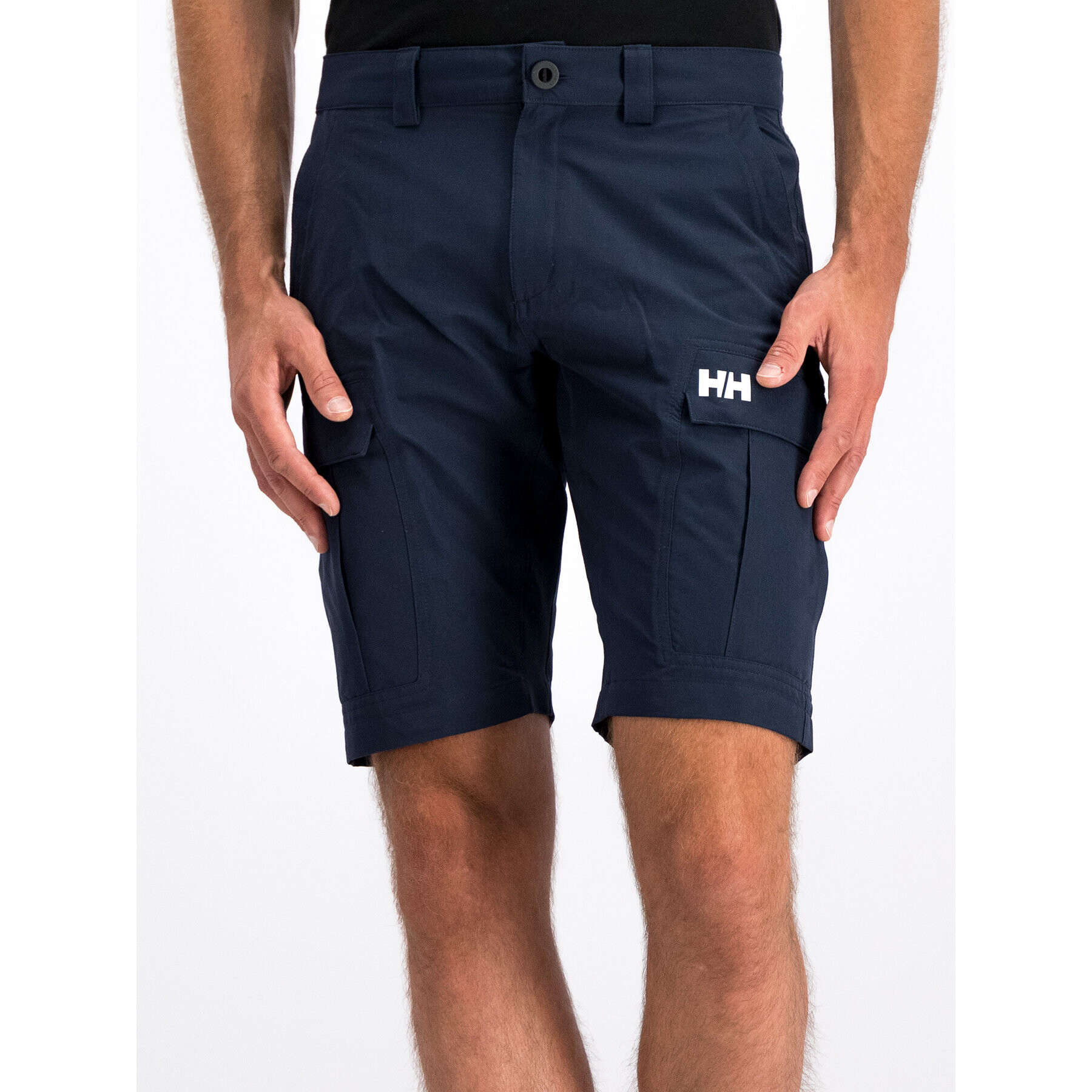 Helly Hansen Bavlnené šortky Hh Qd Cargo 54154 Tmavomodrá Regular Fit - Pepit.sk