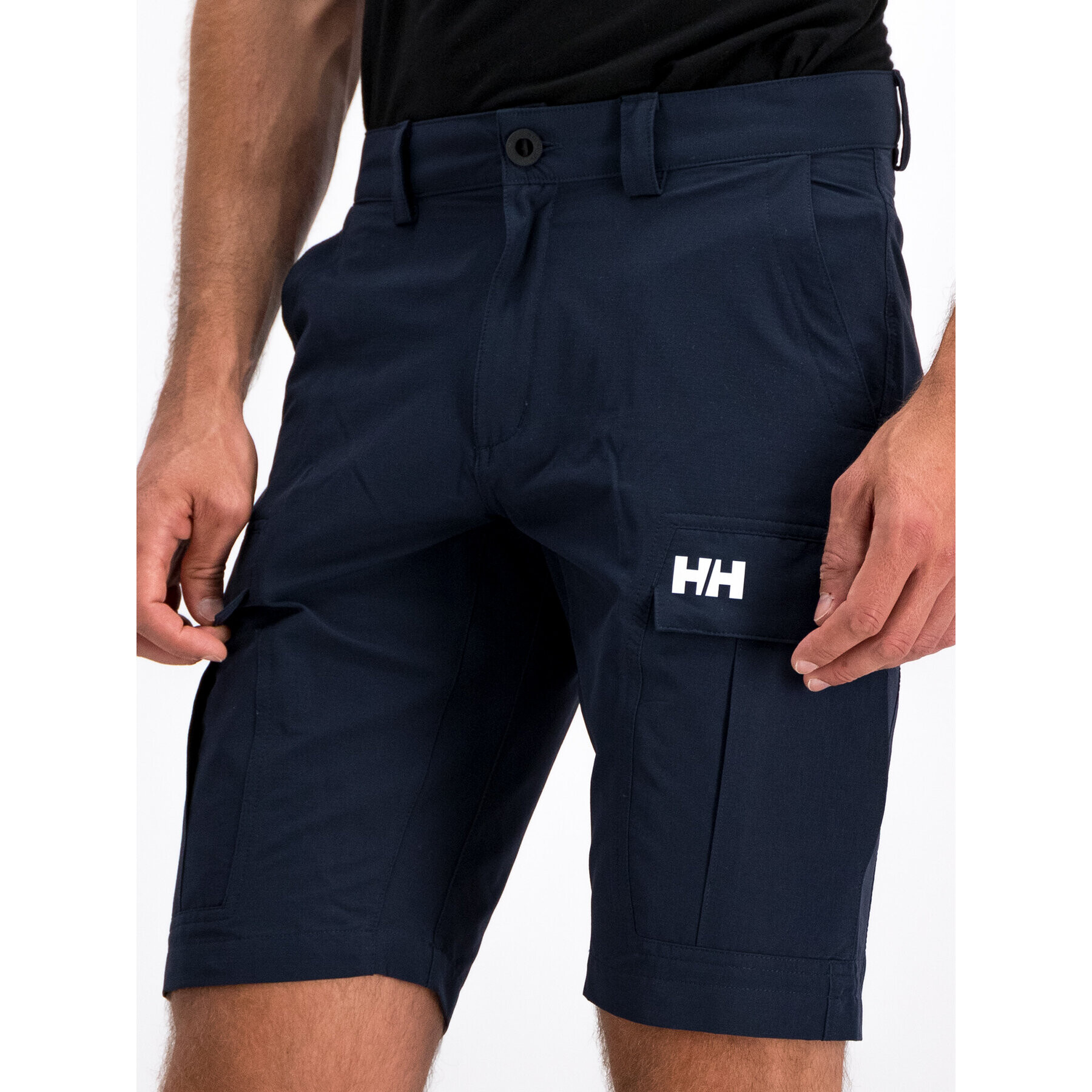 Helly Hansen Bavlnené šortky Hh Qd Cargo 54154 Tmavomodrá Regular Fit - Pepit.sk