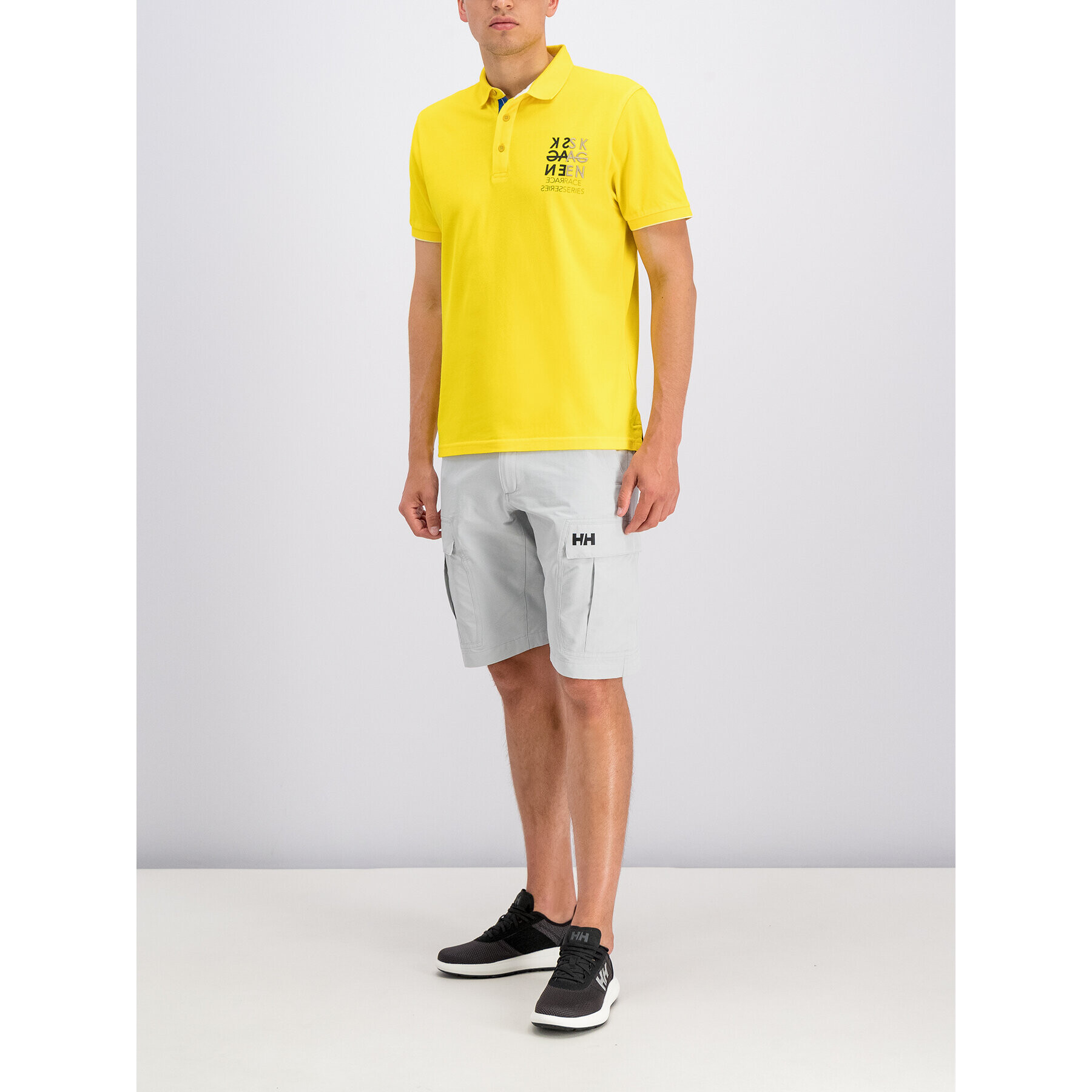 Helly Hansen Bavlnené šortky HH QD Cargo Shorts 11 54154 Sivá Regular Fit - Pepit.sk