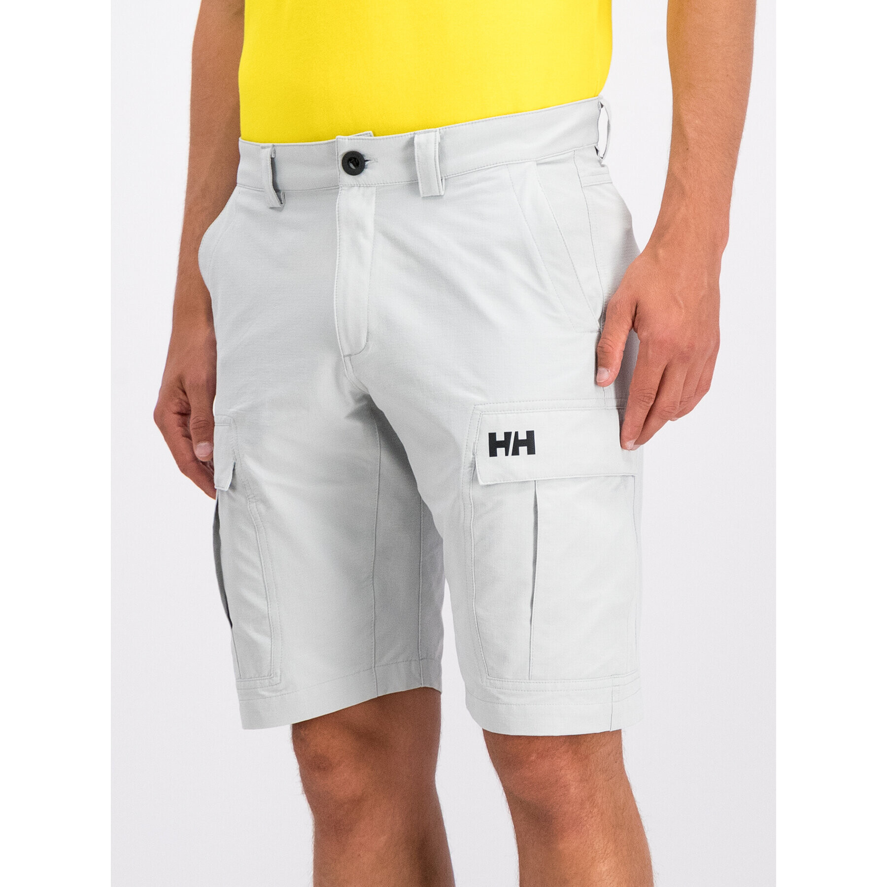 Helly Hansen Bavlnené šortky HH QD Cargo Shorts 11 54154 Sivá Regular Fit - Pepit.sk