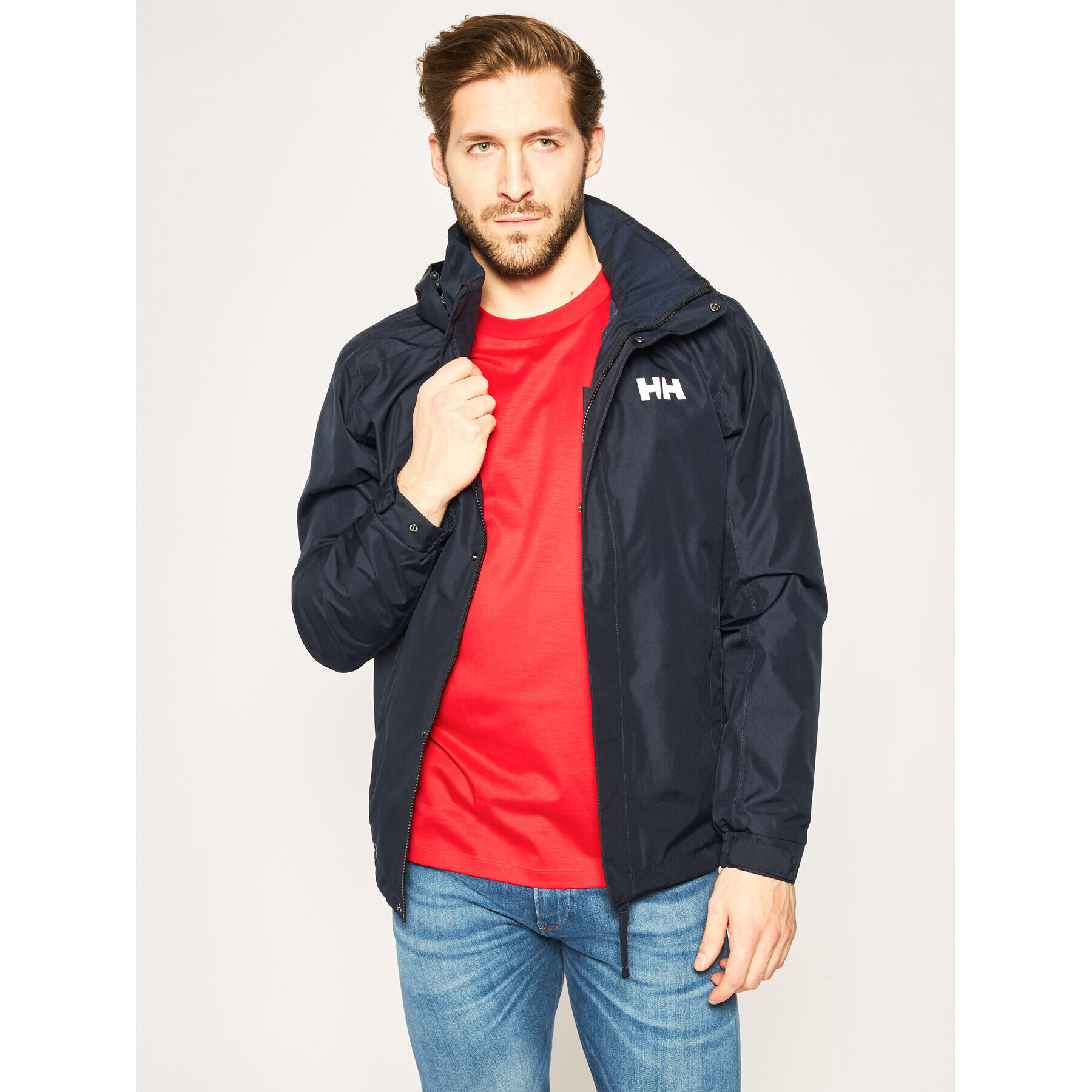 Helly Hansen Outdoorová bunda Dubliner 62643 Tmavomodrá Regular Fit - Pepit.sk