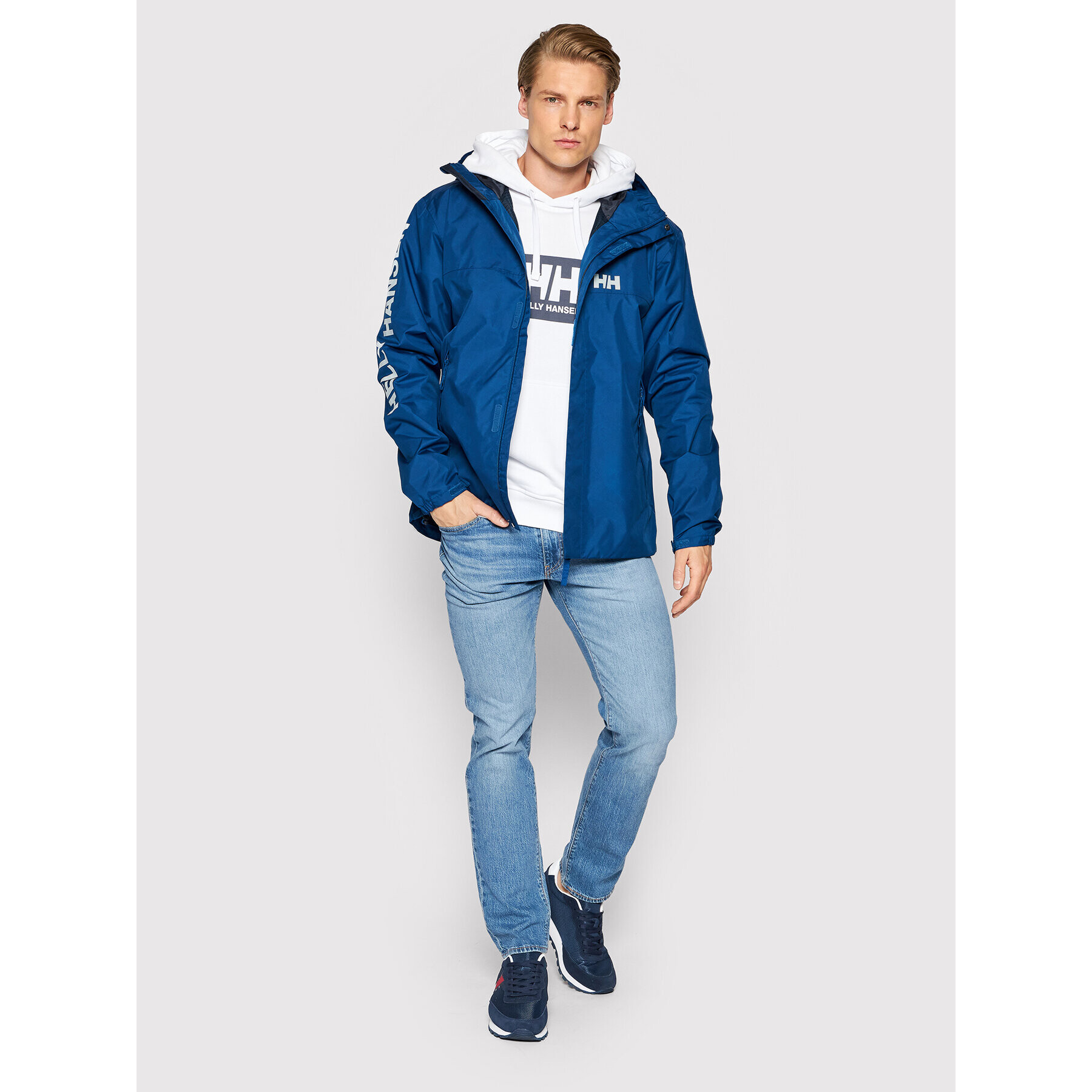 Helly Hansen Prechodná bunda Ervik 64032 Modrá Regular Fit - Pepit.sk