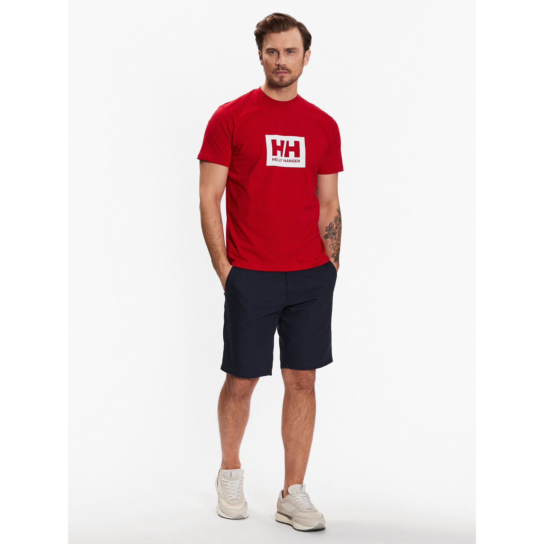 Helly Hansen Tričko Box 53285 Červená Regular Fit - Pepit.sk