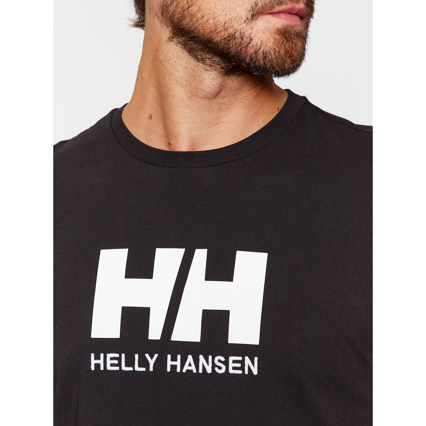 Helly Hansen Tričko Logo 33979 Čierna Regular Fit - Pepit.sk