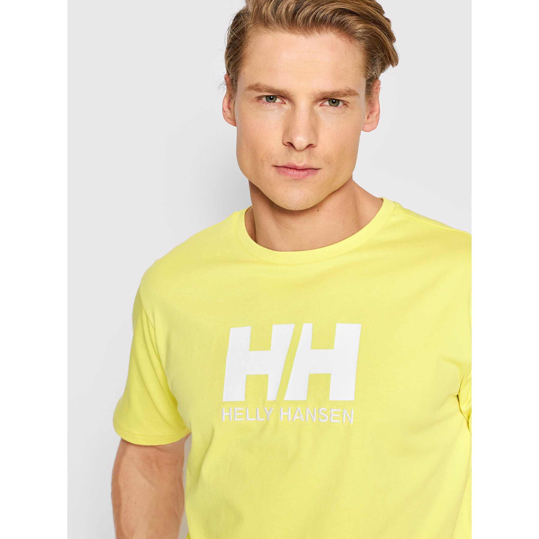 Helly Hansen Tričko Logo 33979 Žltá Regular Fit - Pepit.sk