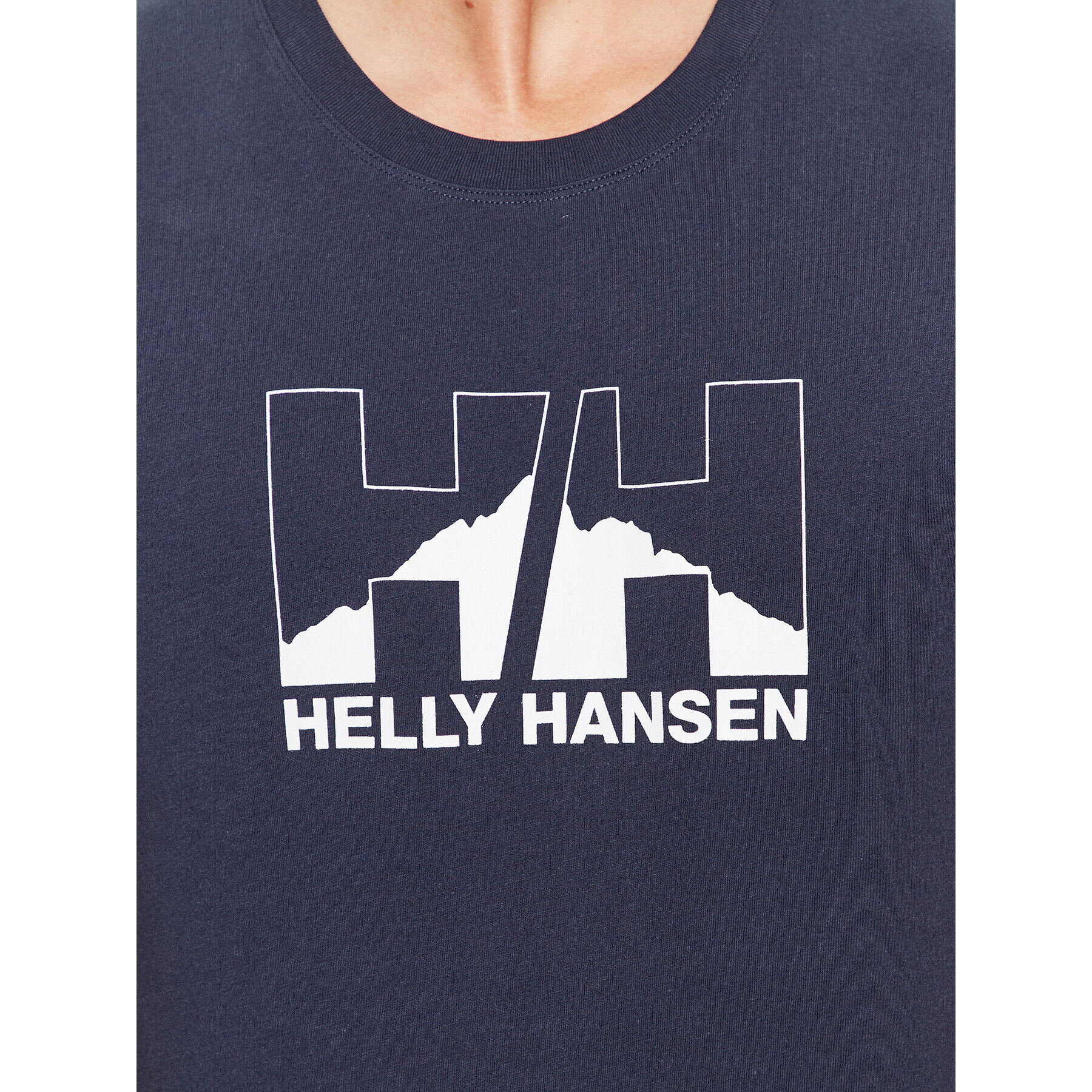 Helly Hansen Tričko Nord Graphic 62978 Tmavomodrá Regular Fit - Pepit.sk