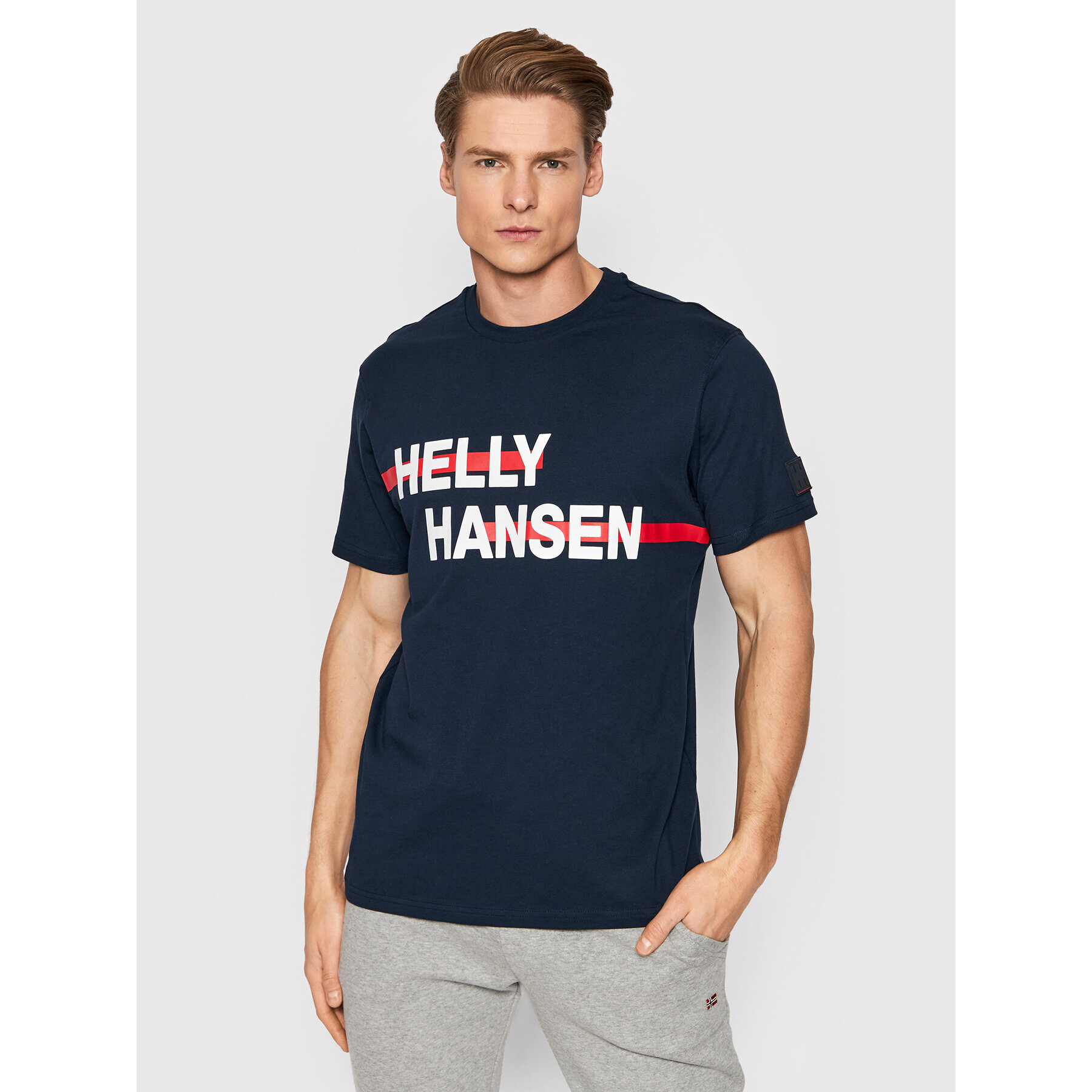 Helly Hansen Tričko Rwb Graphic 53763 Tmavomodrá Regular Fit - Pepit.sk