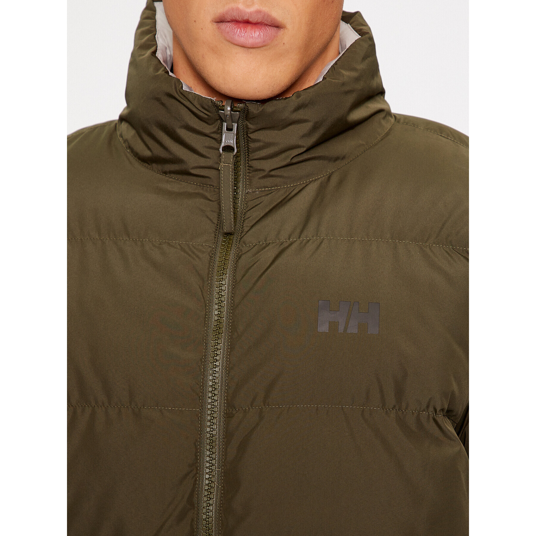 Helly Hansen Vatovaná bunda Yu 23 Reversible Puffer 54060 Kaki Regular Fit - Pepit.sk