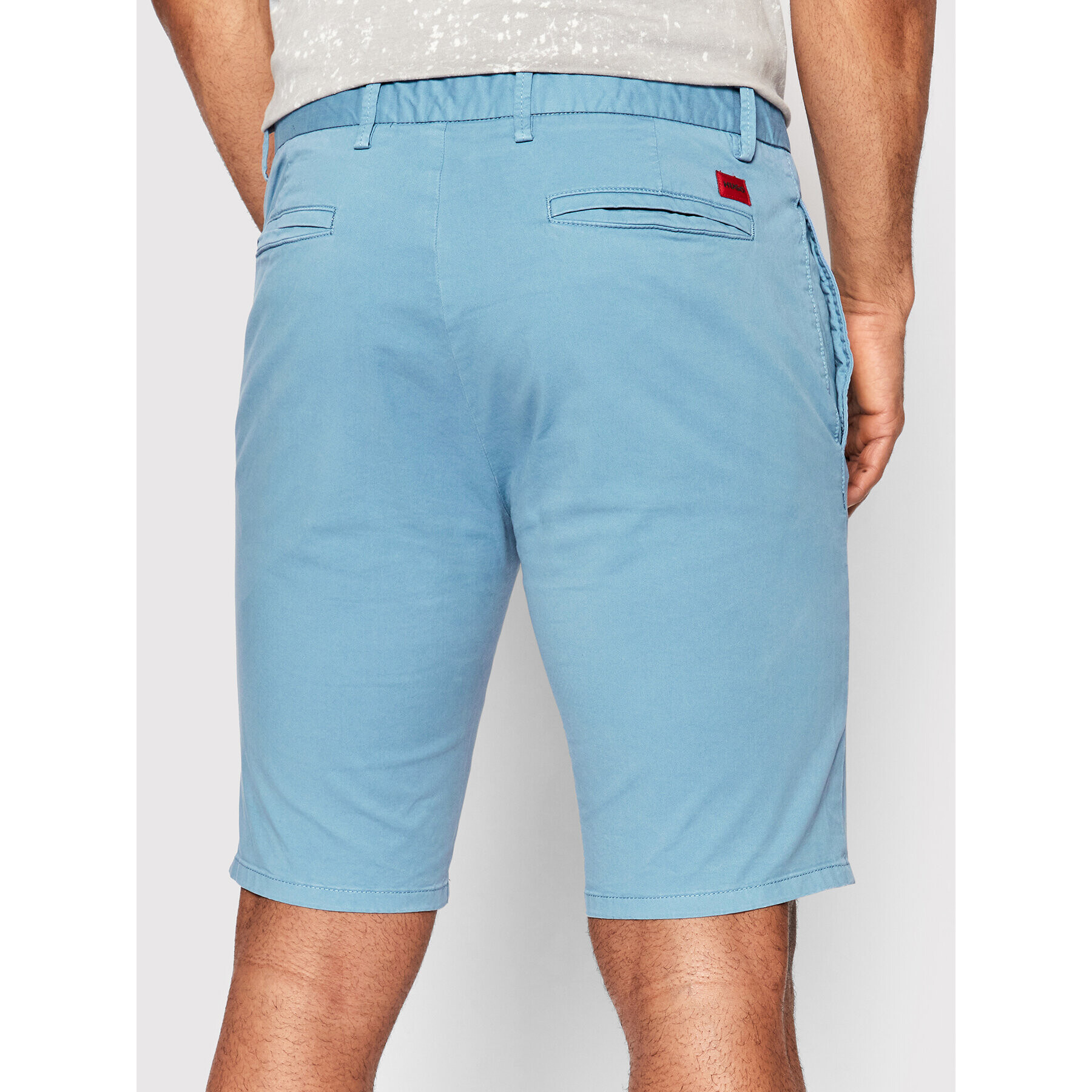 Hugo Bavlnené šortky David222SD 50471182 Modrá Slim Fit - Pepit.sk