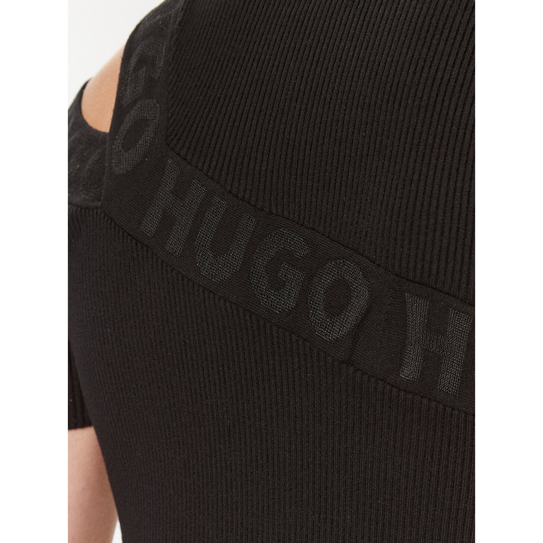 Hugo Blúzka Sliqueta 50500764 Čierna Slim Fit - Pepit.sk