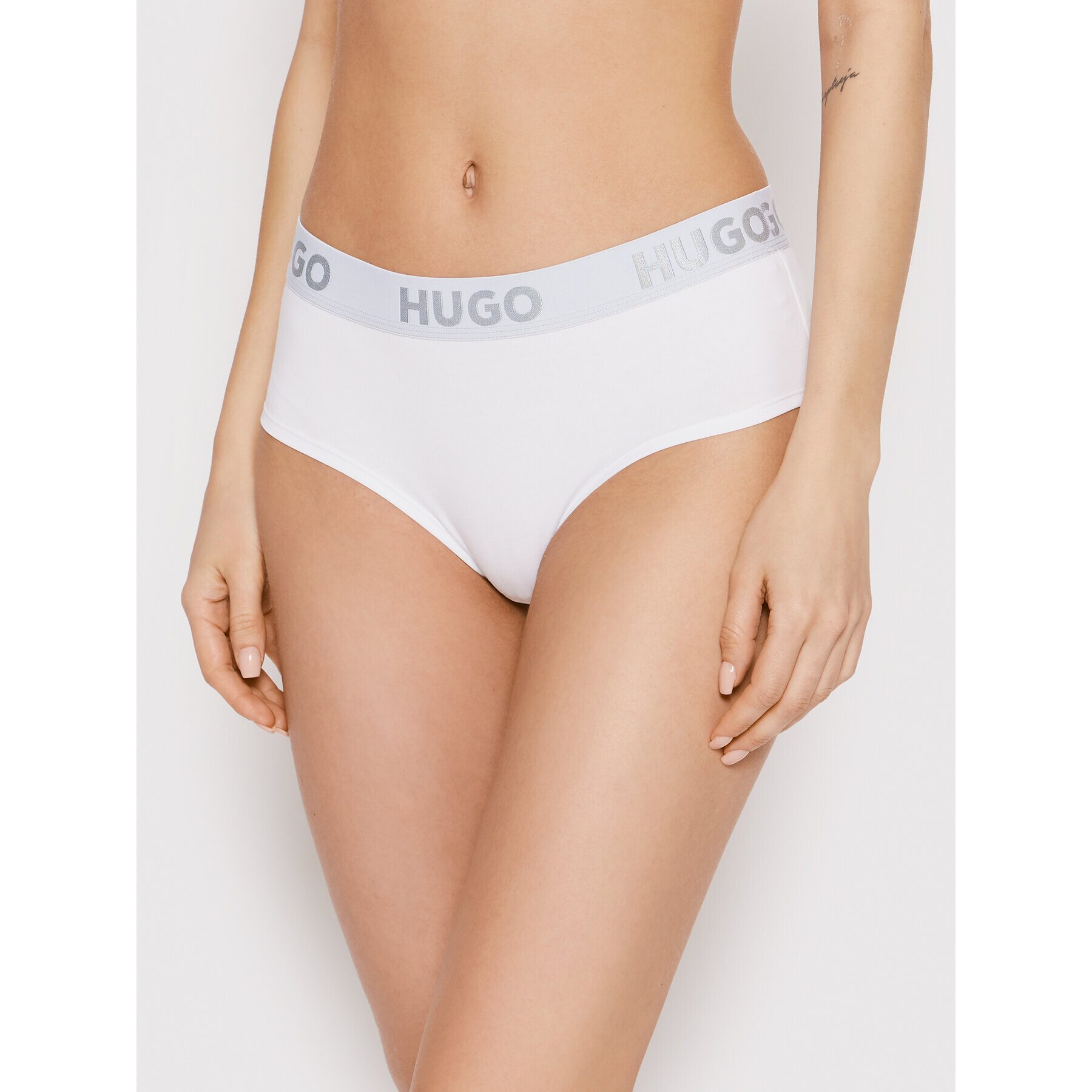 Hugo Boxerky Sporty Logo 50469646 Biela - Pepit.sk