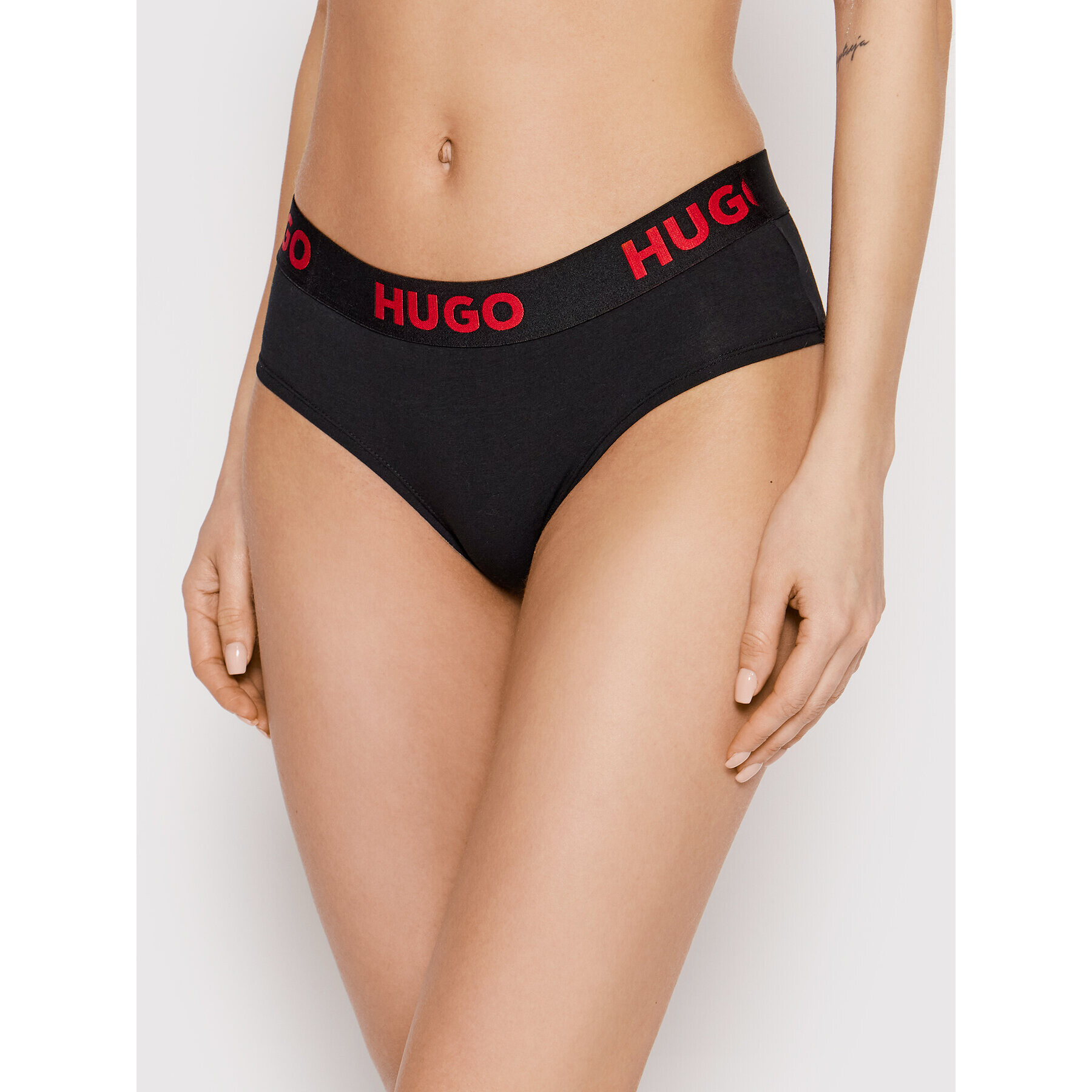 Hugo Boxerky Sporty Logo 50469646 Čierna - Pepit.sk