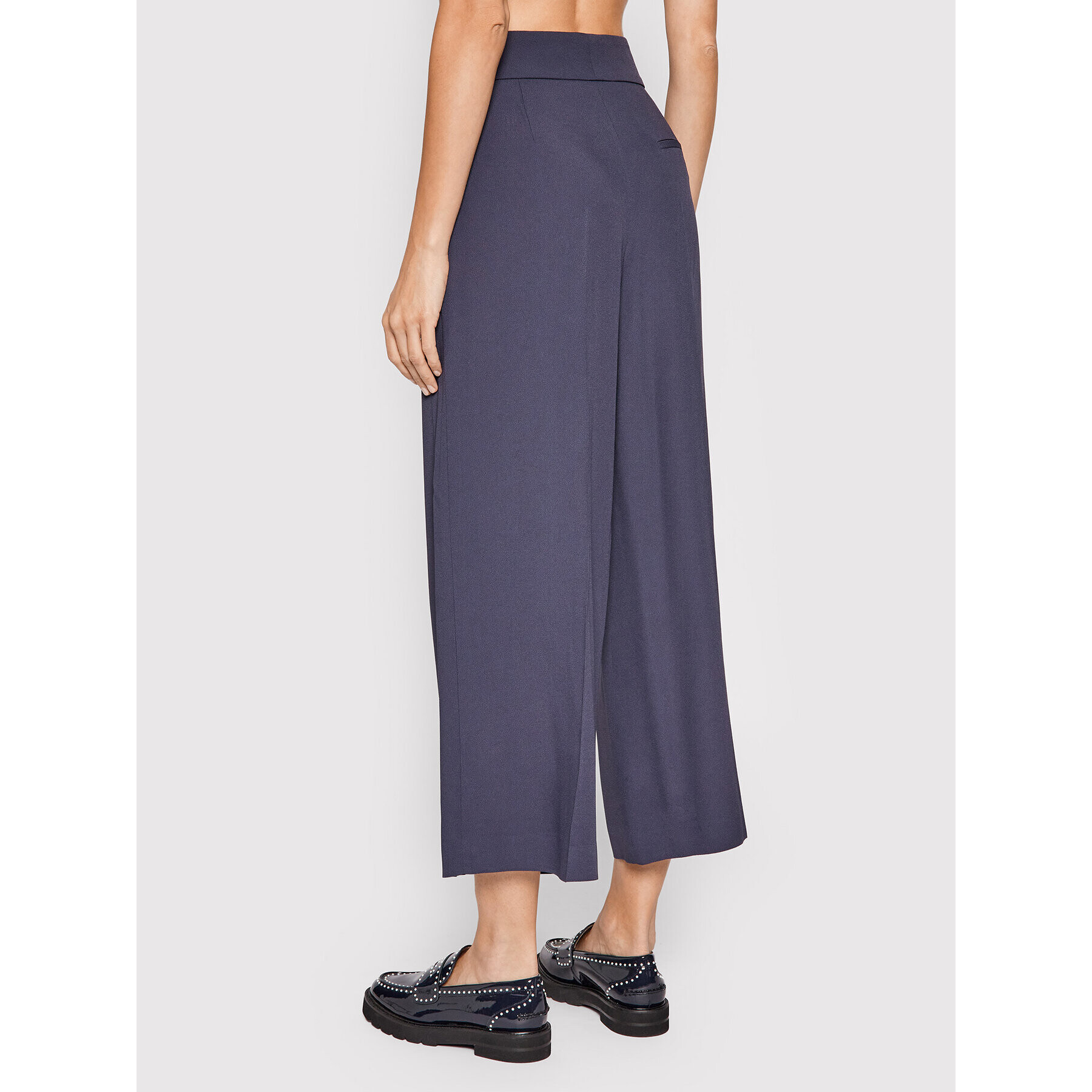 Hugo Culottes nohavice Halasa 50460525 Tmavomodrá Regular Fit - Pepit.sk