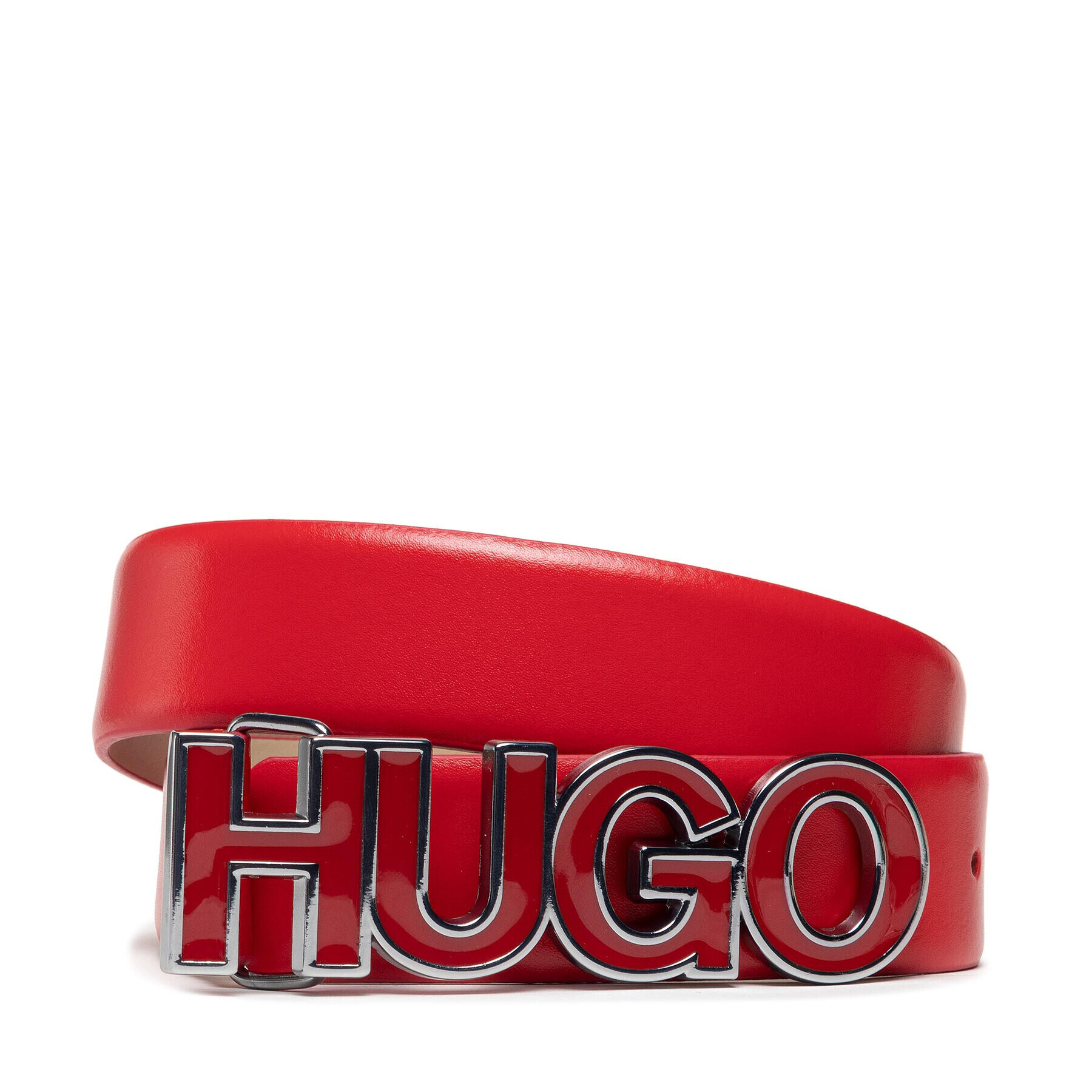 Hugo Dámsky opasok Zula Belt 3.5Cm N 50462041 Červená - Pepit.sk