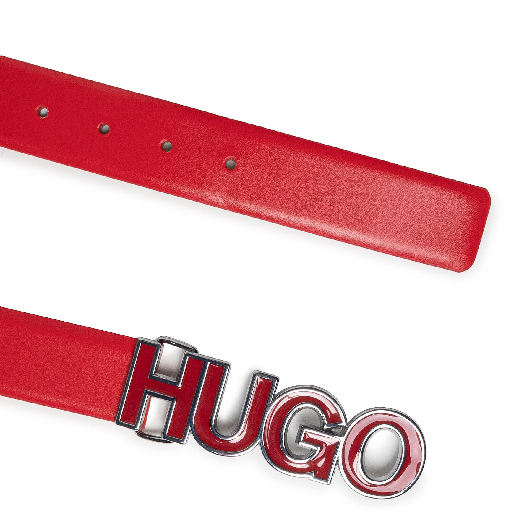 Hugo Dámsky opasok Zula Belt 3.5Cm N 50462041 Červená - Pepit.sk