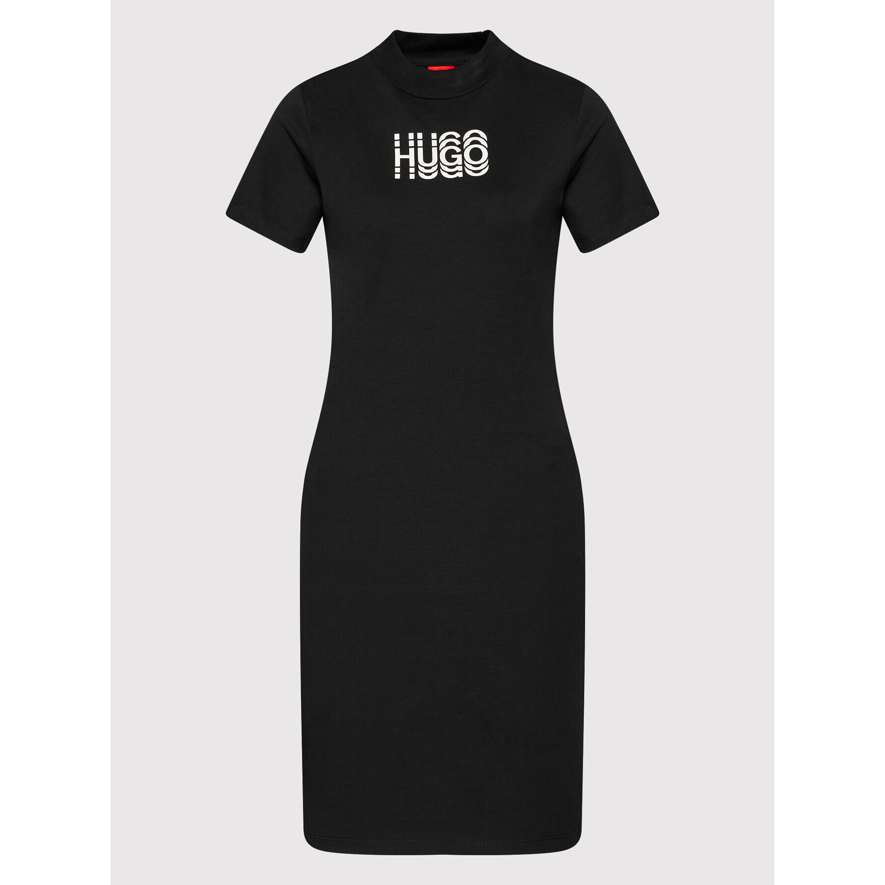 Hugo Každodenné šaty Narcissa 50455557 Čierna Slim Fit - Pepit.sk