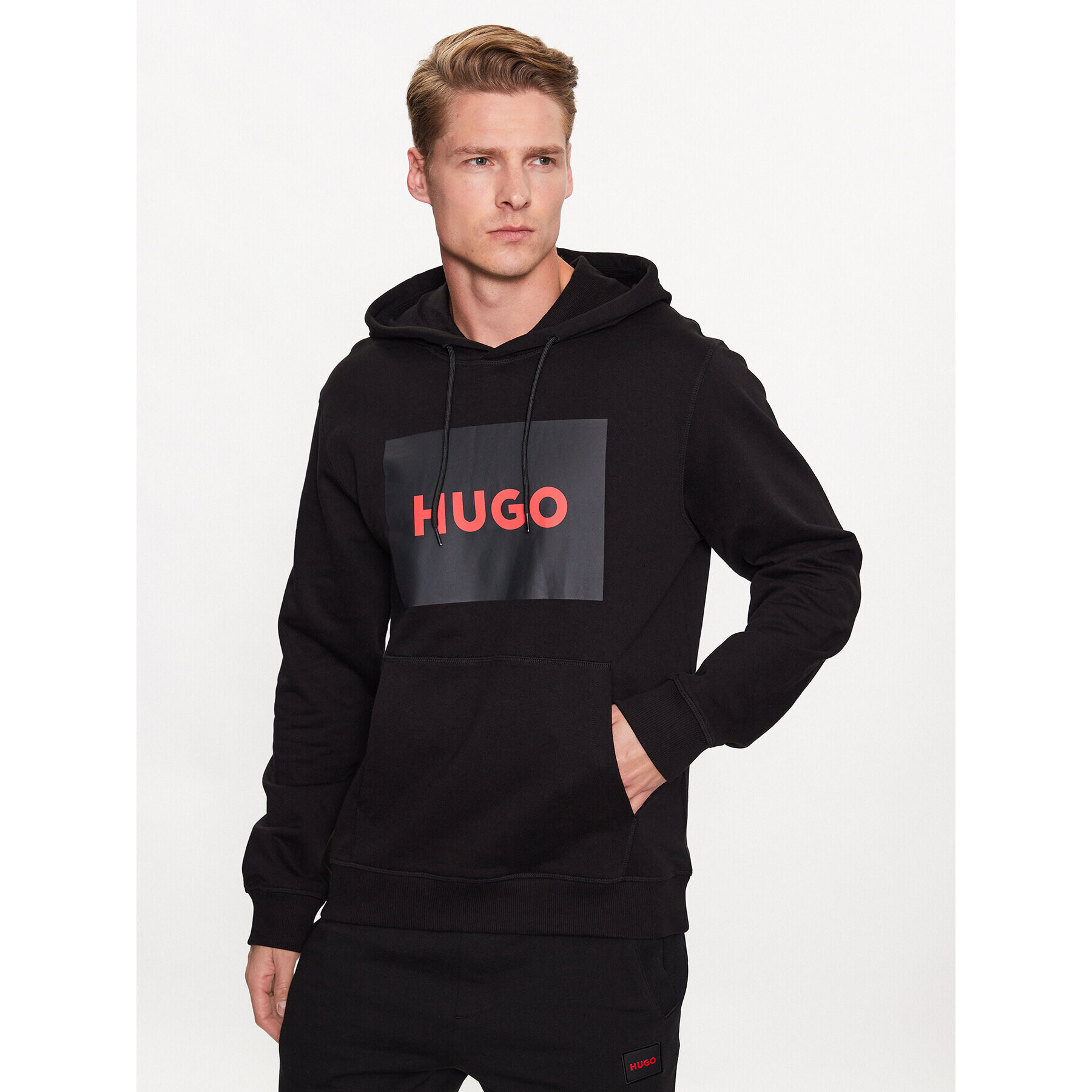 Hugo Mikina 50473168 Čierna Regular Fit - Pepit.sk