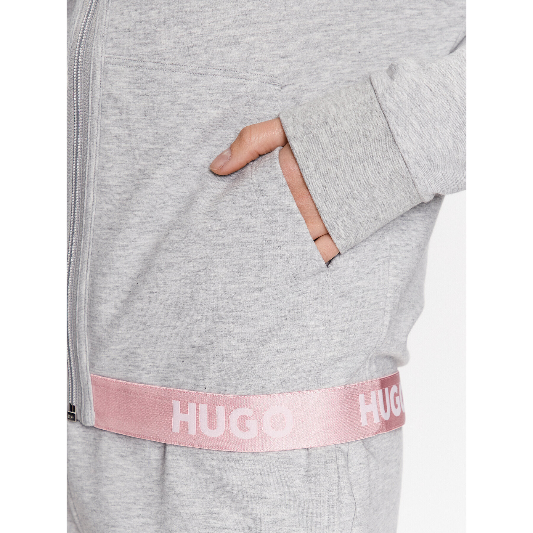 Hugo Mikina 50490599 Sivá Regular Fit - Pepit.sk