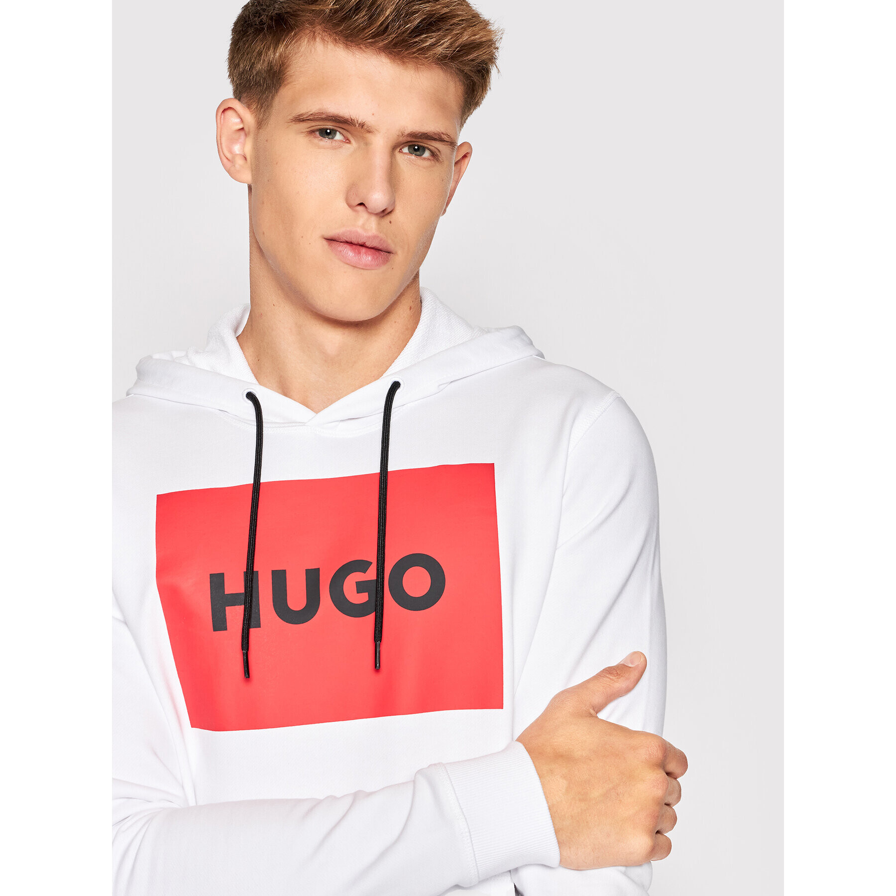 Hugo Mikina Duratschi223 50473168 Biela Regular Fit - Pepit.sk