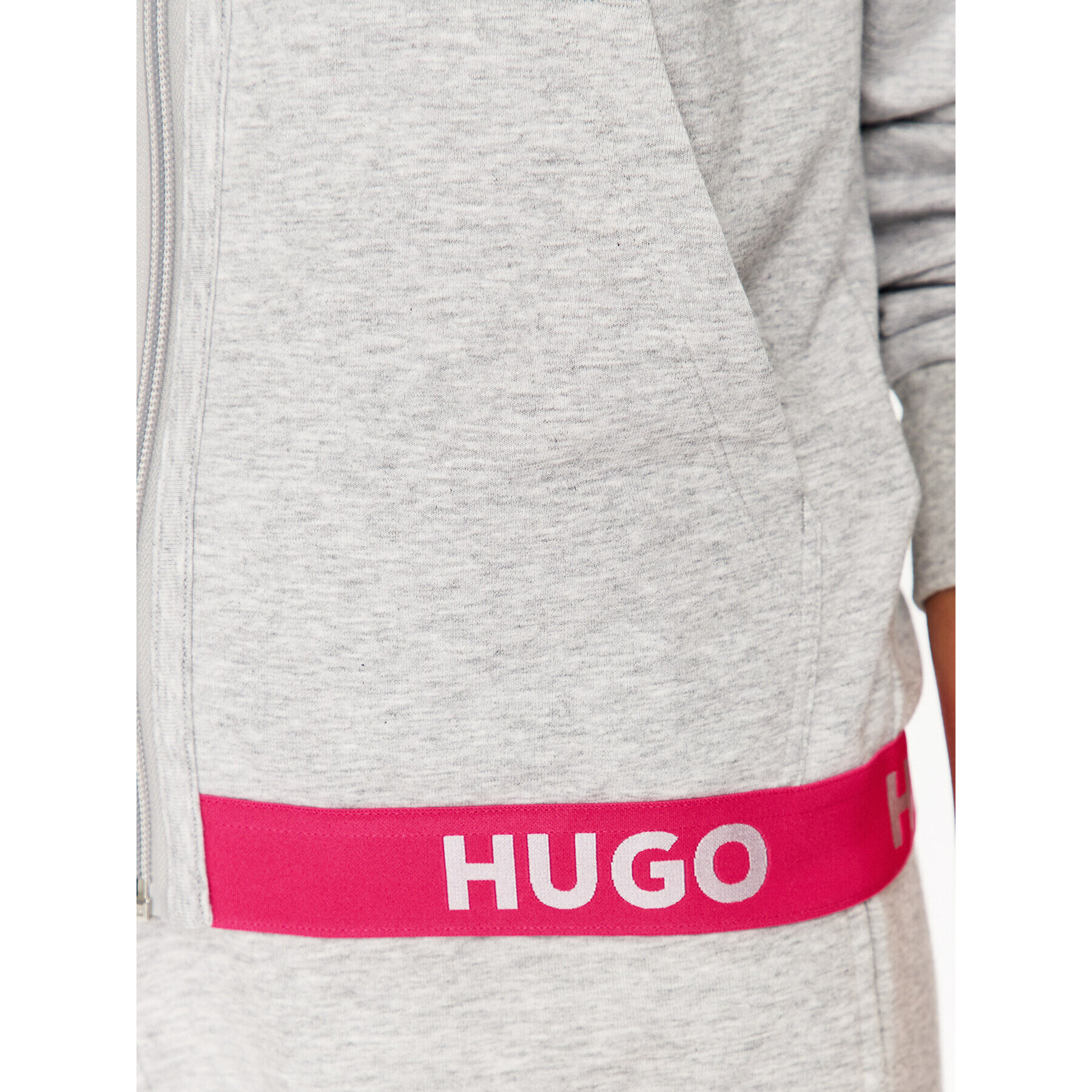 Hugo Mikina Sporty Logo 50490599 Sivá Regular Fit - Pepit.sk