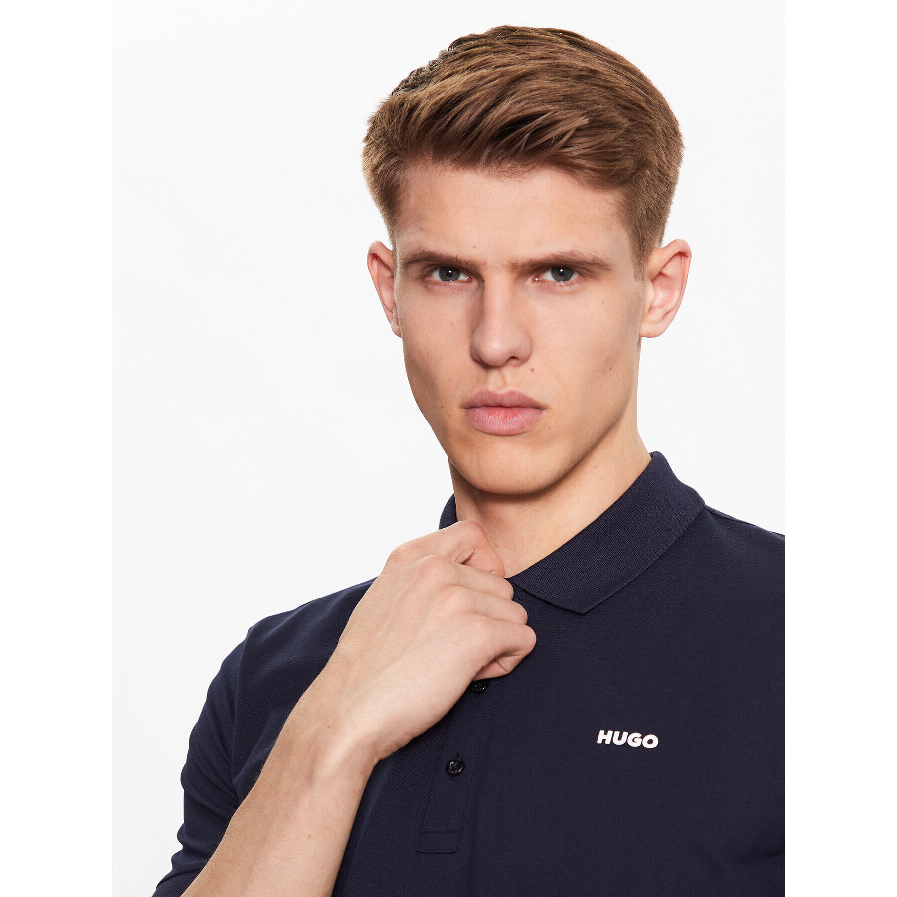 Hugo Polokošeľa 50470547 Tmavomodrá Slim Fit - Pepit.sk