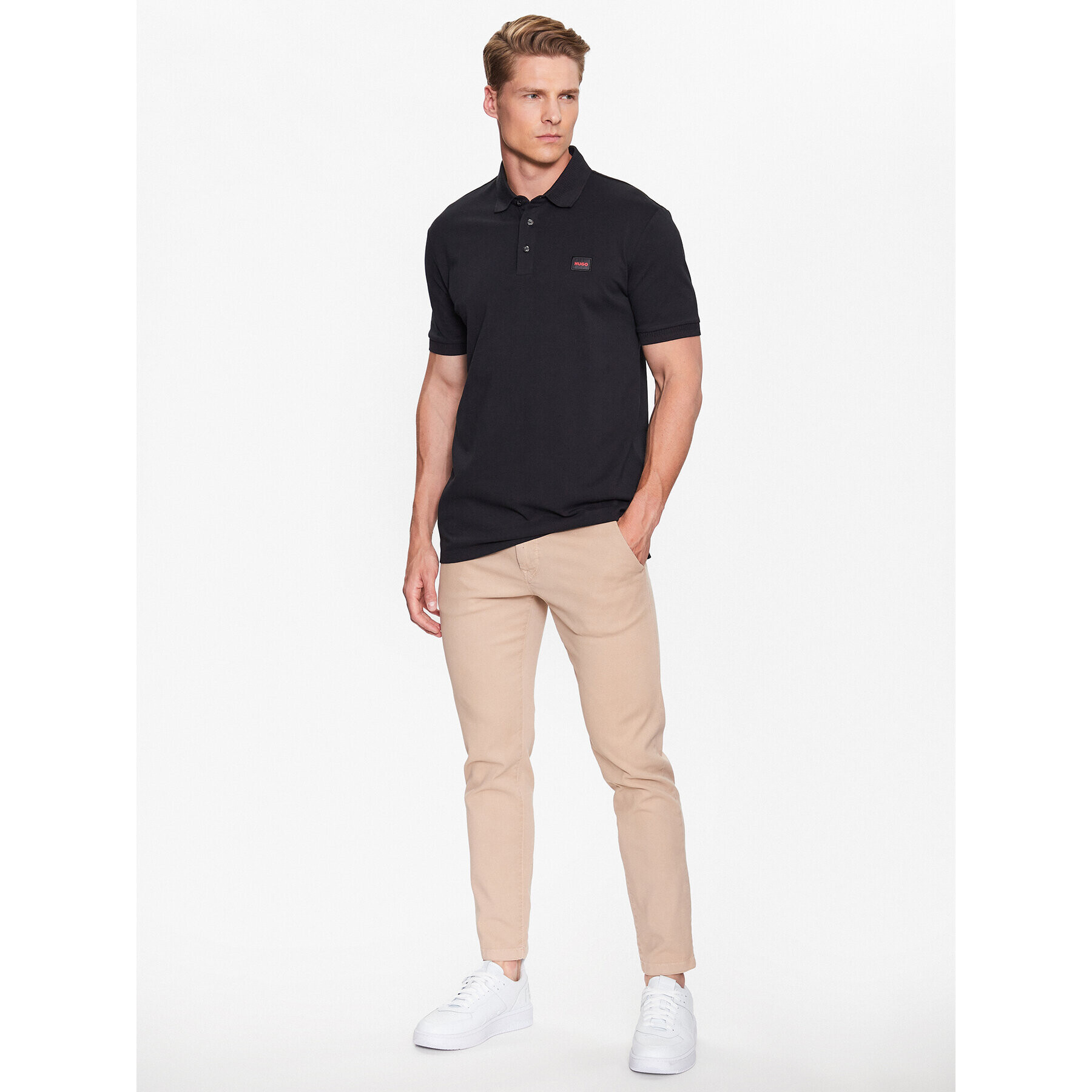 Hugo Polokošeľa 50490770 Čierna Slim Fit - Pepit.sk