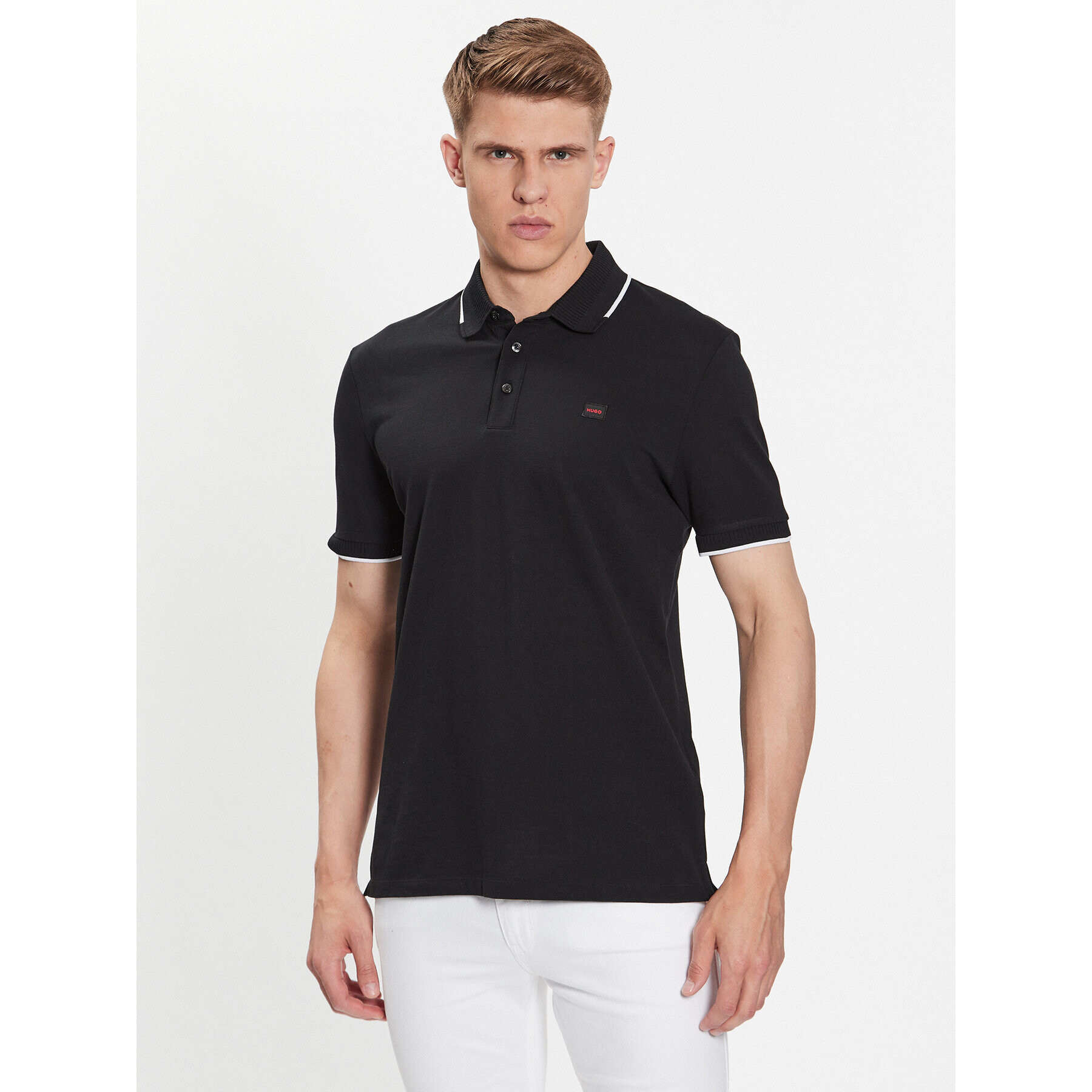 Hugo Polokošeľa 50490775 Čierna Slim Fit - Pepit.sk