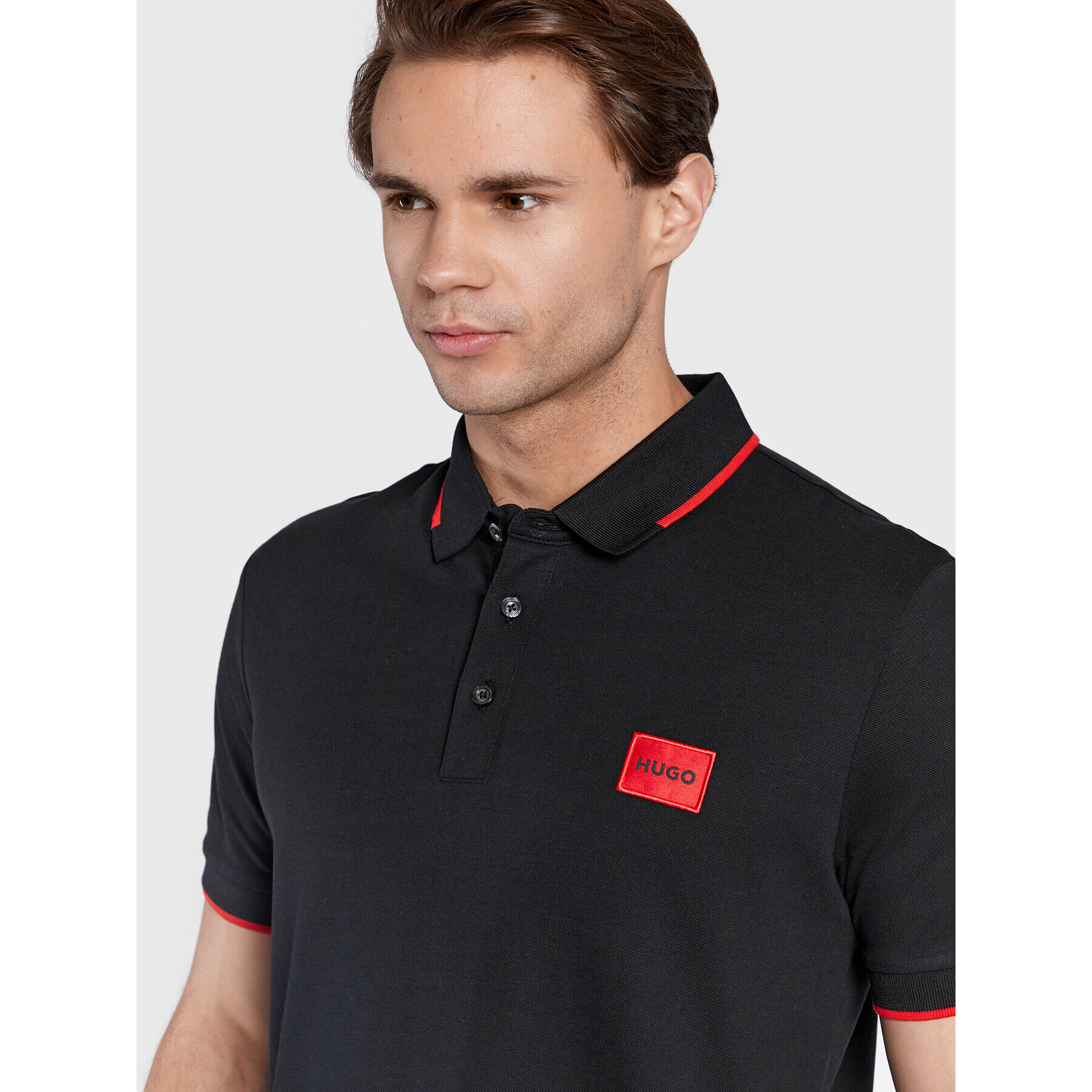 Hugo Polokošeľa Deresino 50467384 Čierna Slim Fit - Pepit.sk