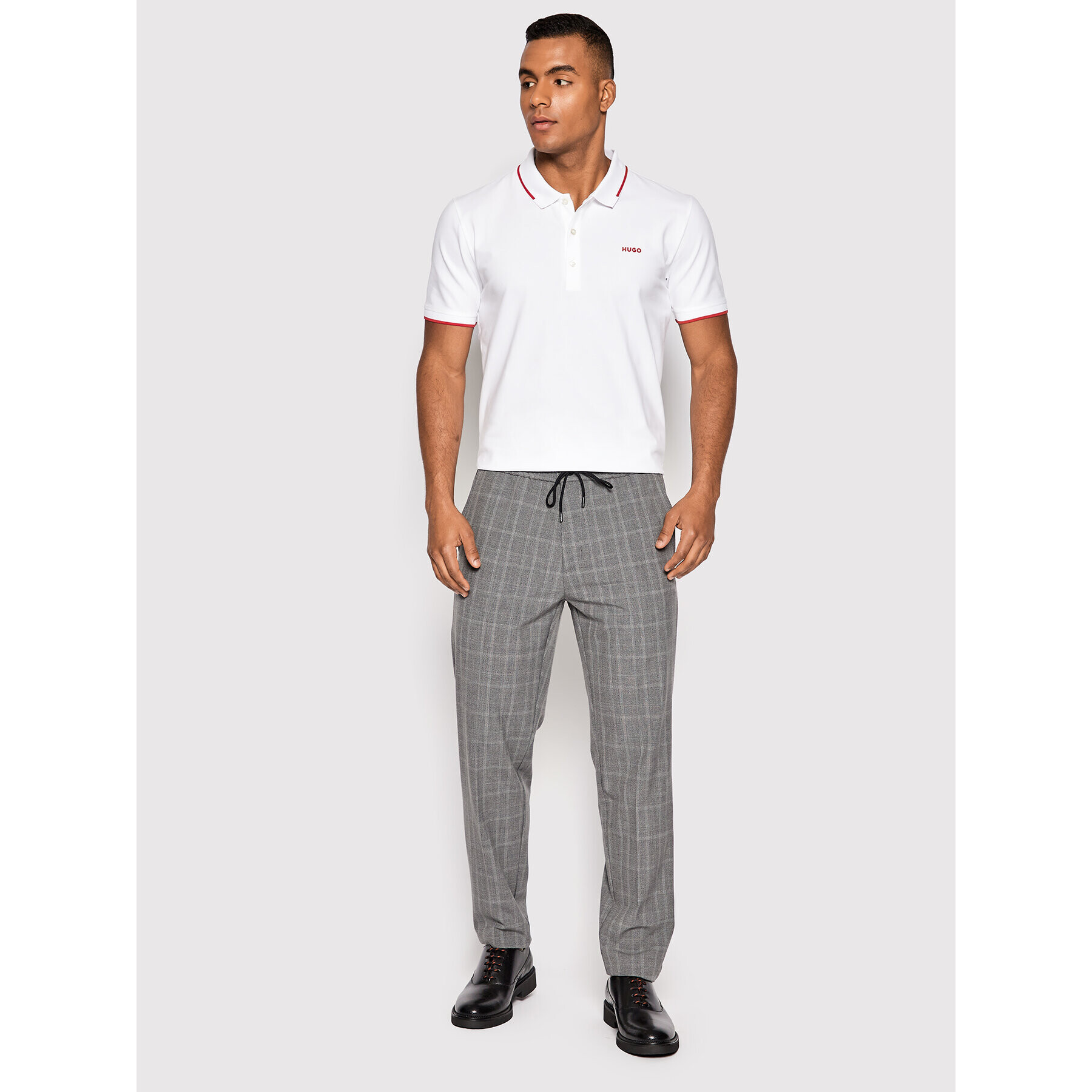 Hugo Polokošeľa Dinoso222 50467344 Biela Slim Fit - Pepit.sk