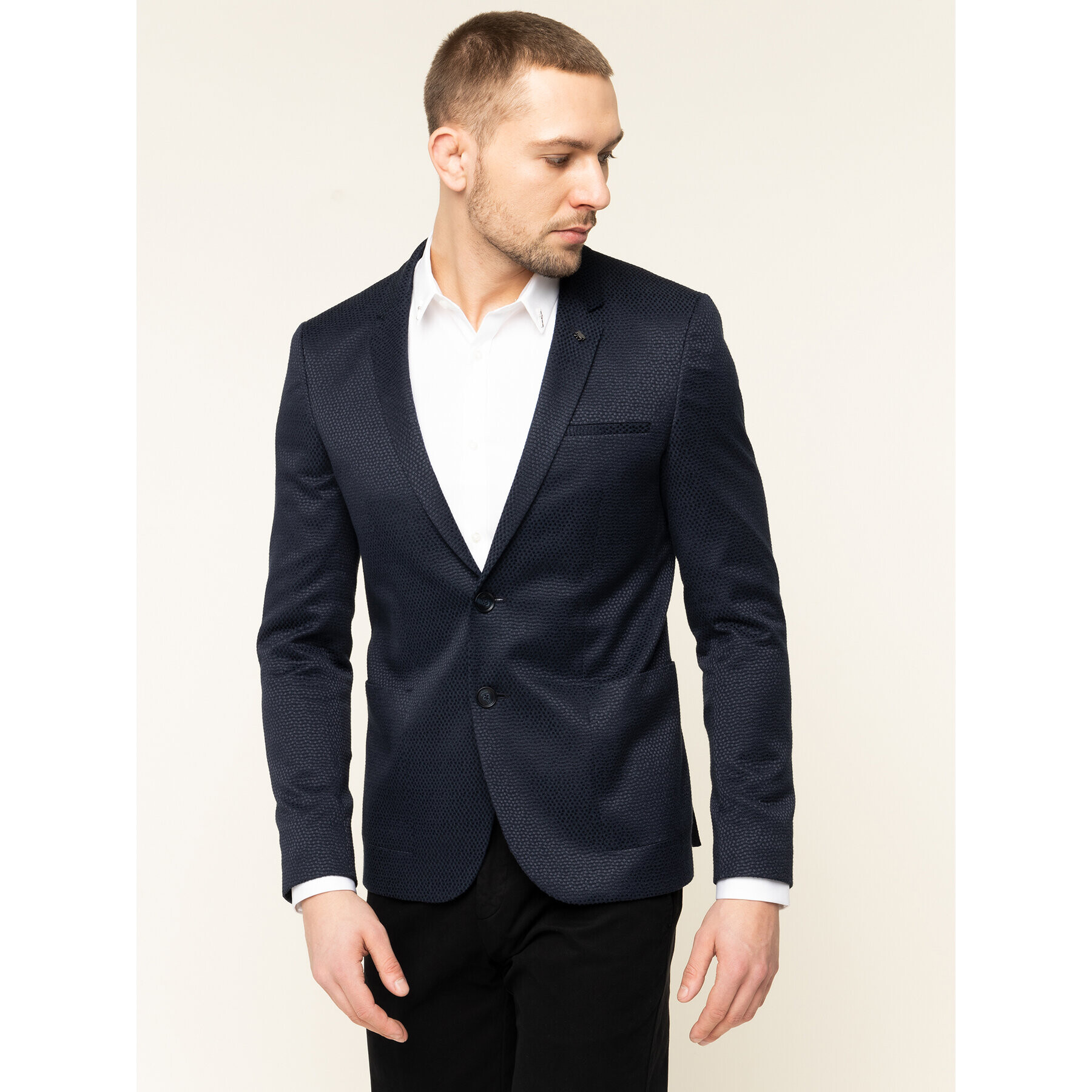 Hugo Sako Anfred193F1 50422925 Tmavomodrá Extra Slim Fit - Pepit.sk