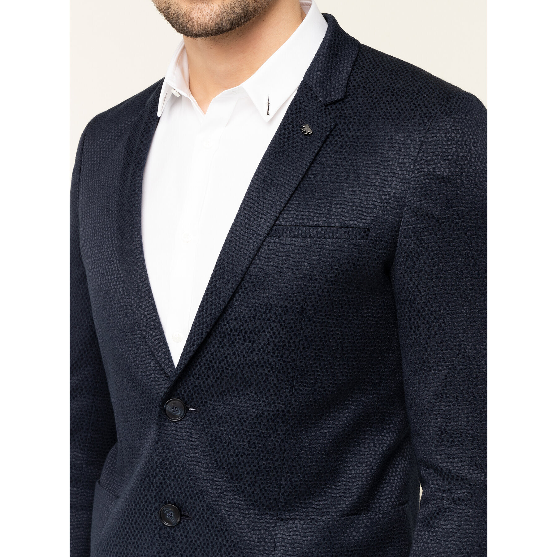 Hugo Sako Anfred193F1 50422925 Tmavomodrá Extra Slim Fit - Pepit.sk