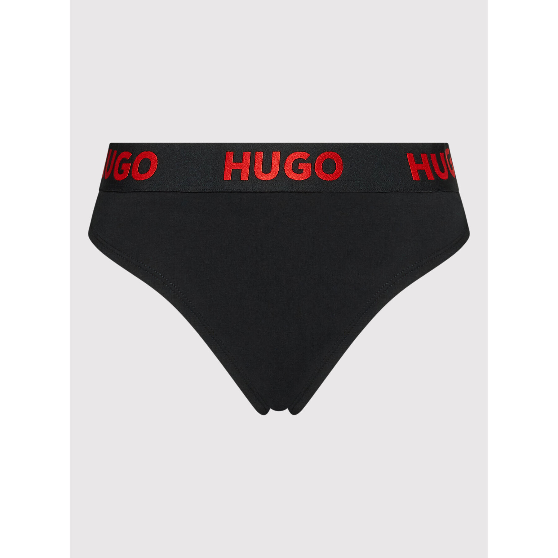 Hugo Stringové nohavičky Thong Sporty Logo 50469651 Čierna - Pepit.sk