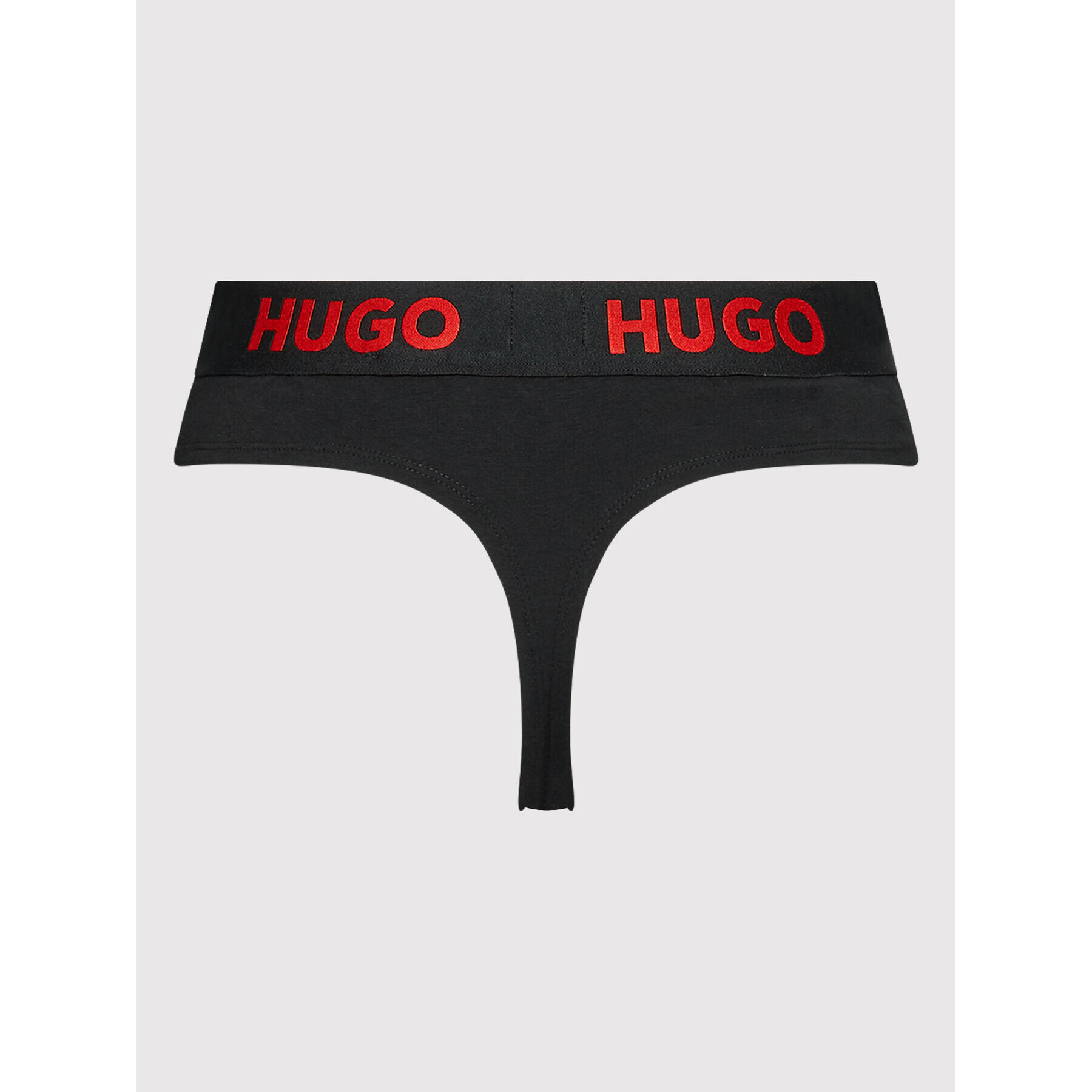 Hugo Stringové nohavičky Thong Sporty Logo 50469651 Čierna - Pepit.sk