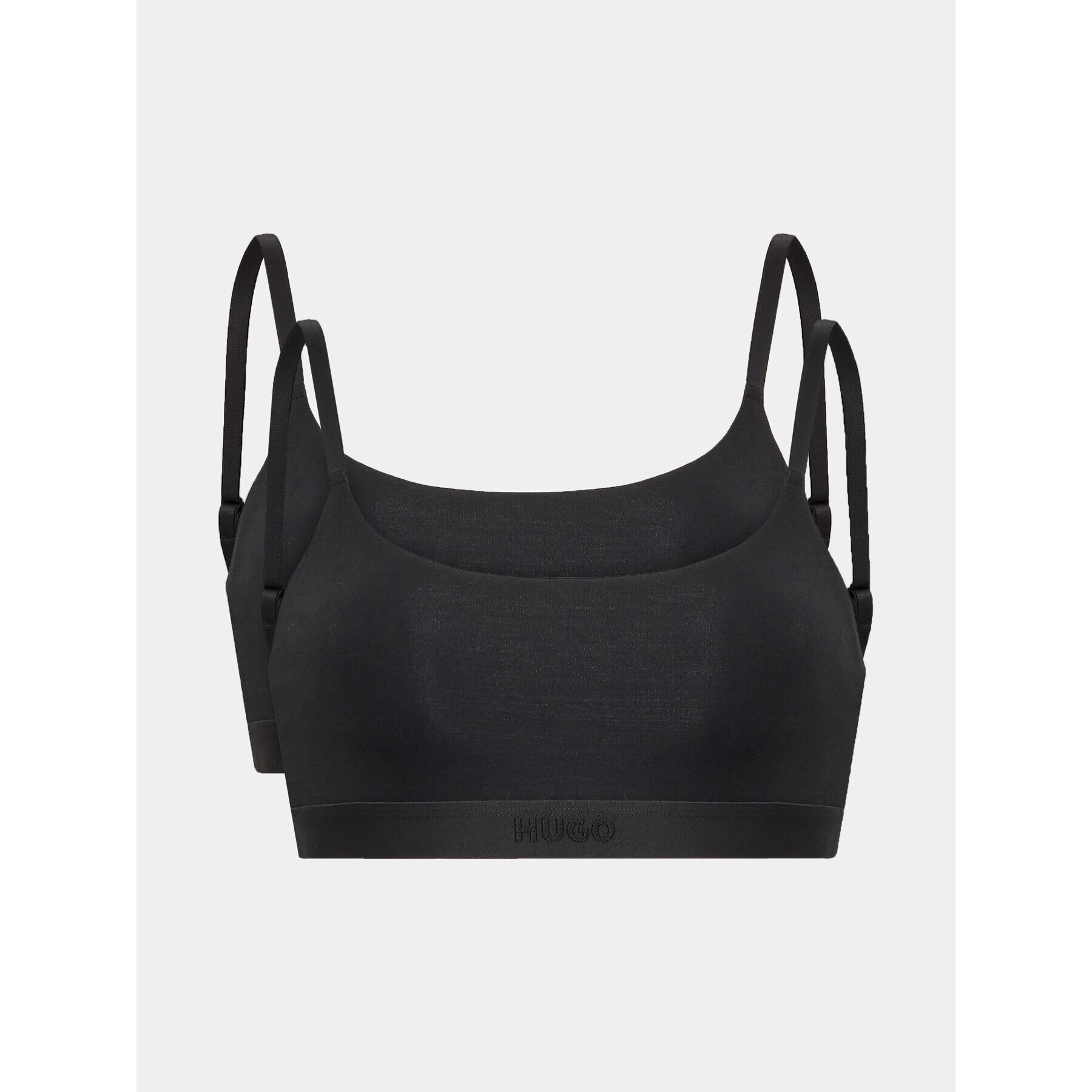 Hugo Súprava 2 podprseniek Bra Top Twin Bralette Pure 50496865 Čierna - Pepit.sk