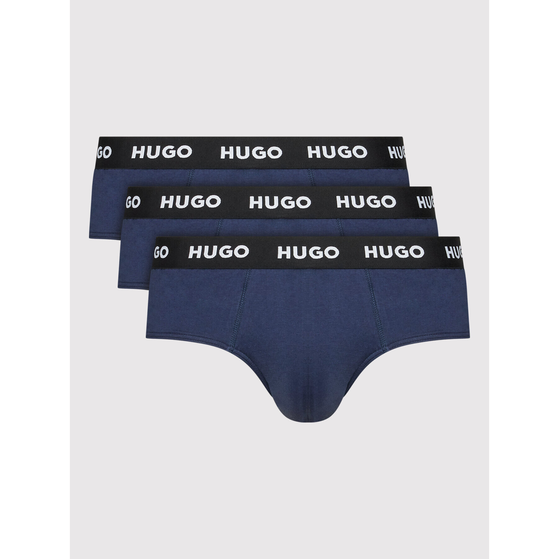 Hugo Súprava 3 kusov slipov Hipbrief 50469763 Tmavomodrá - Pepit.sk