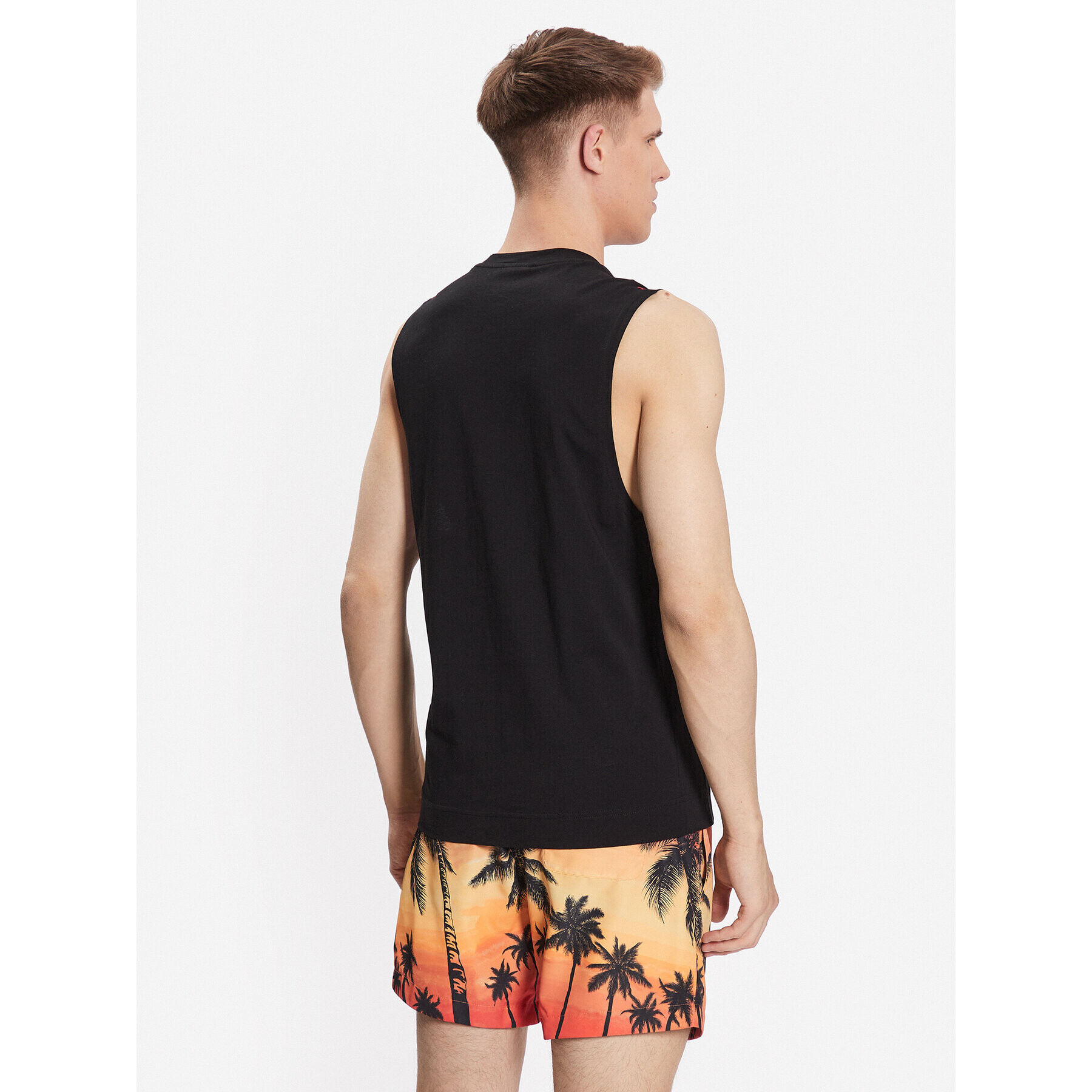 Hugo Tank top 50493709 Čierna Regular Fit - Pepit.sk