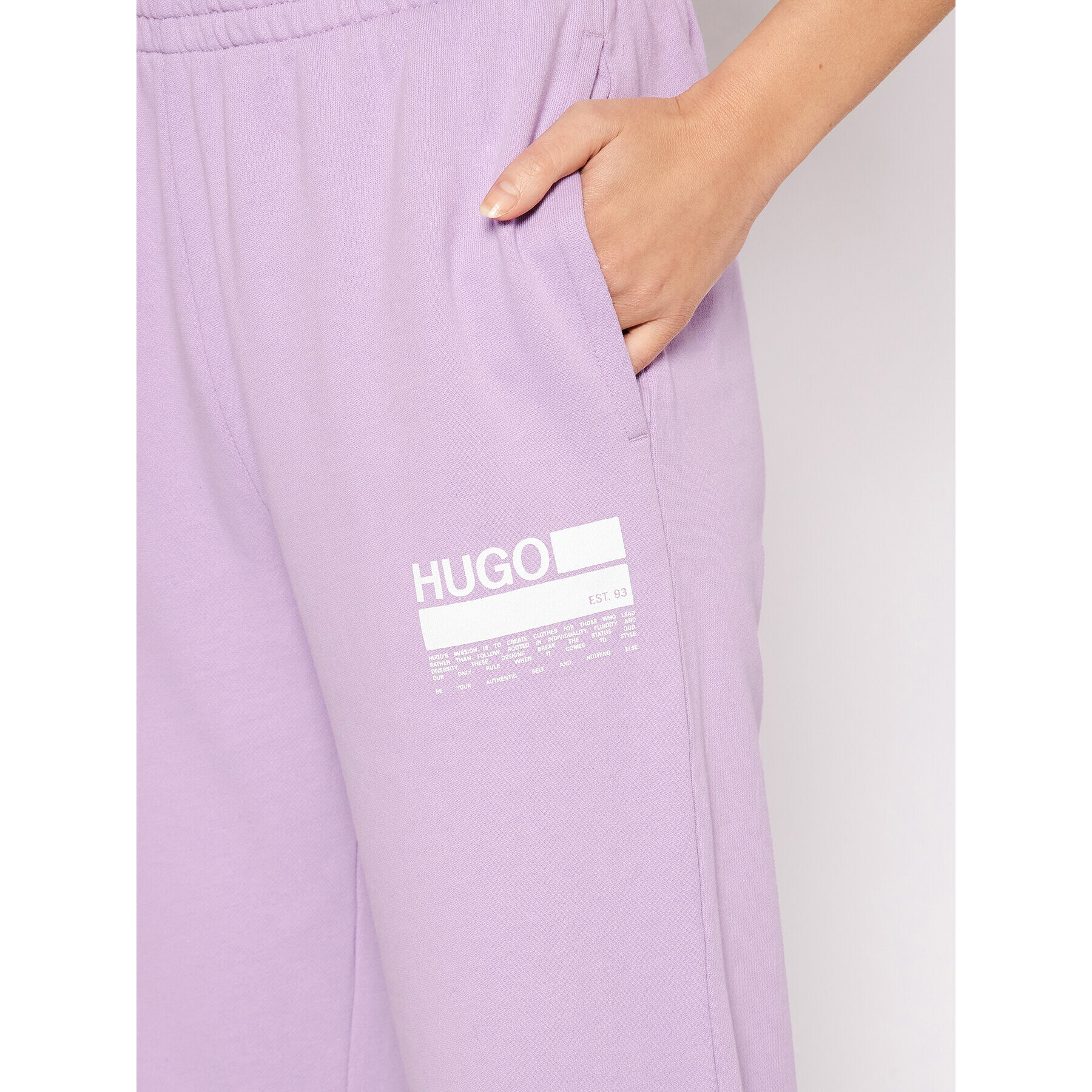 Hugo Teplákové nohavice Najogger 50456018 Fialová Regular Fit - Pepit.sk