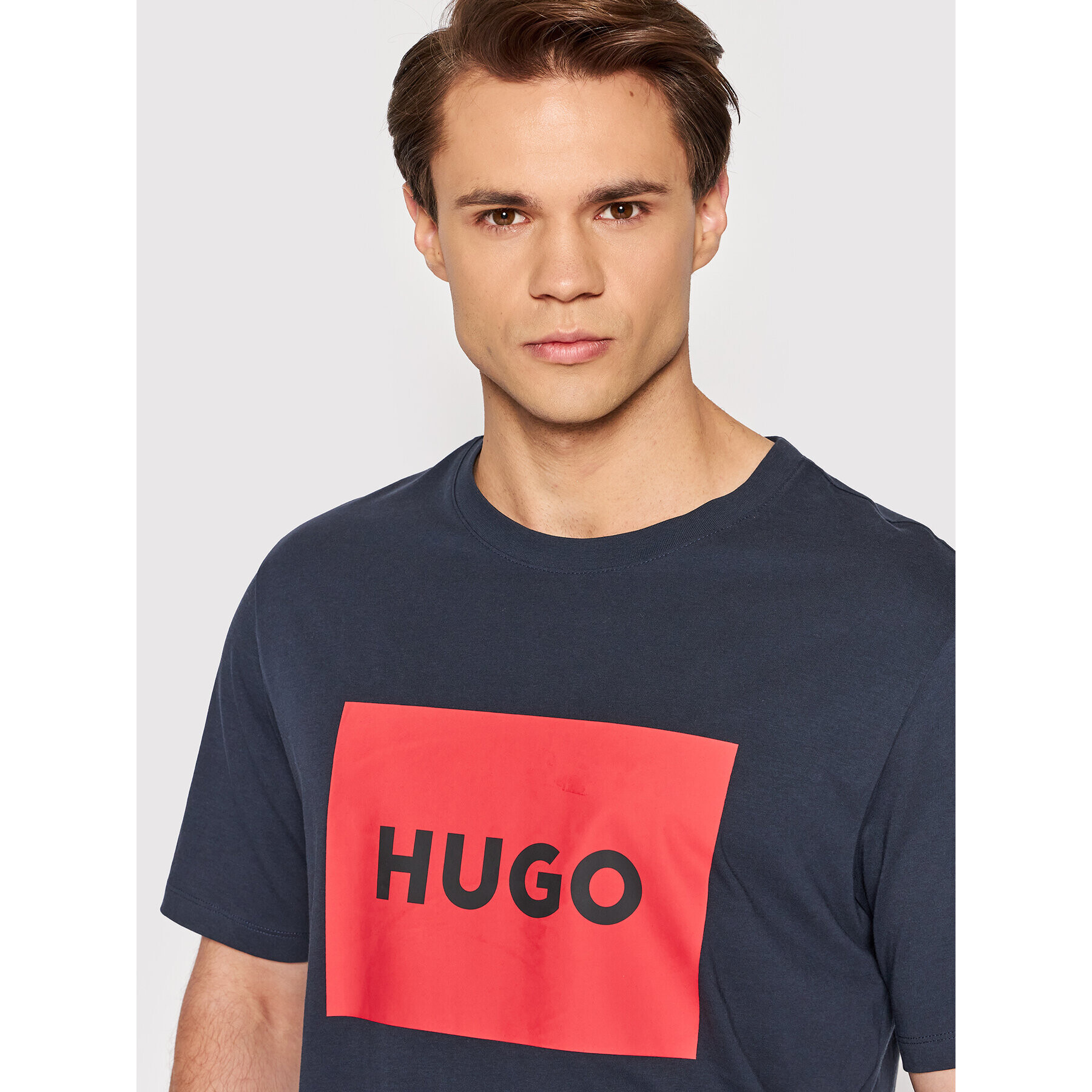 Hugo Tričko Dulive222 50467952 Tmavomodrá Regular Fit - Pepit.sk