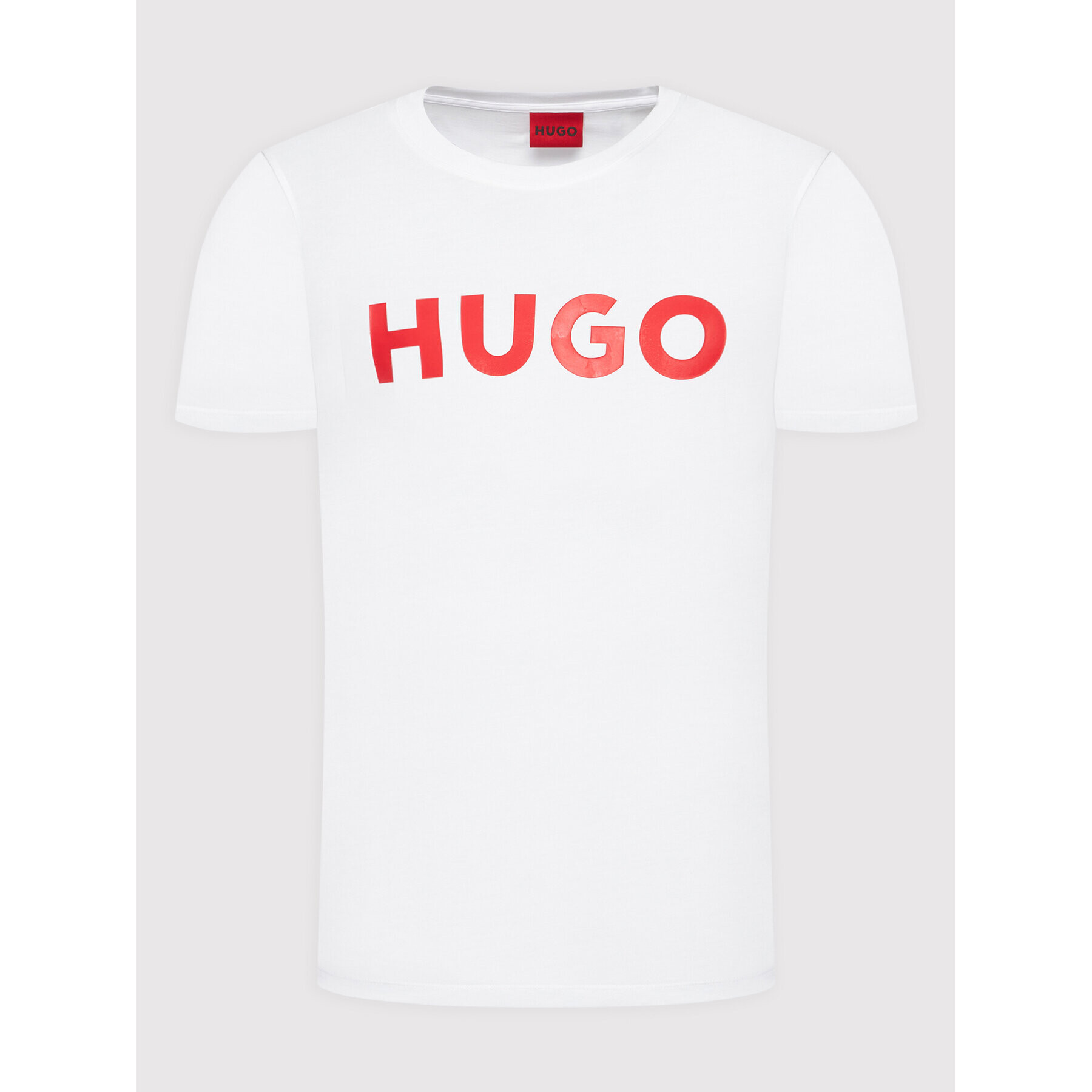 Hugo Tričko Dulivio 50467556 Biela Regular Fit - Pepit.sk