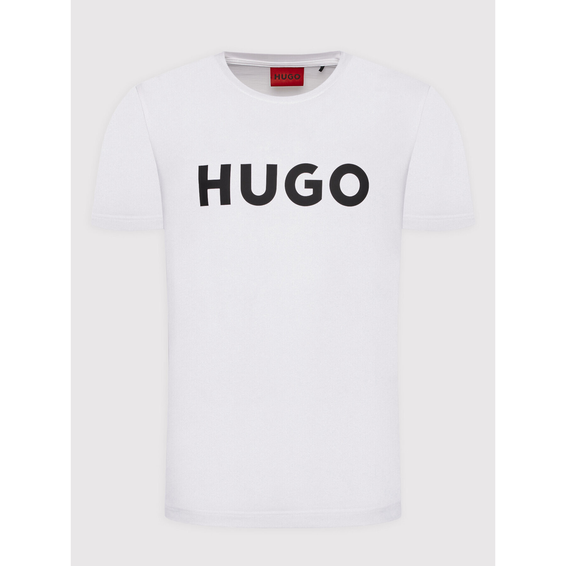 Hugo Tričko Dulivio 50467556 Biela Regular Fit - Pepit.sk