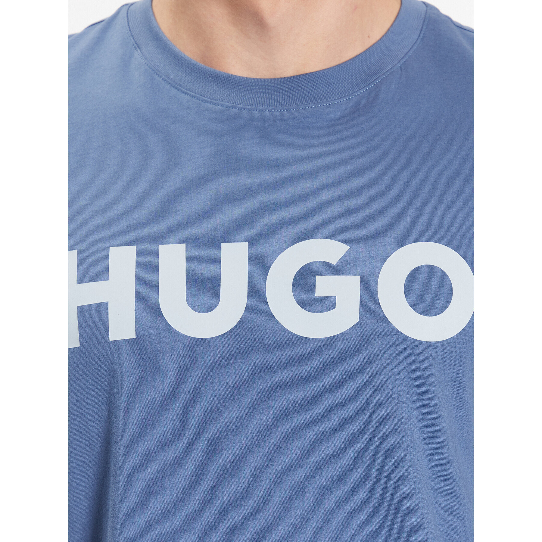 Hugo Tričko Dulivio 50467556 Modrá Regular Fit - Pepit.sk