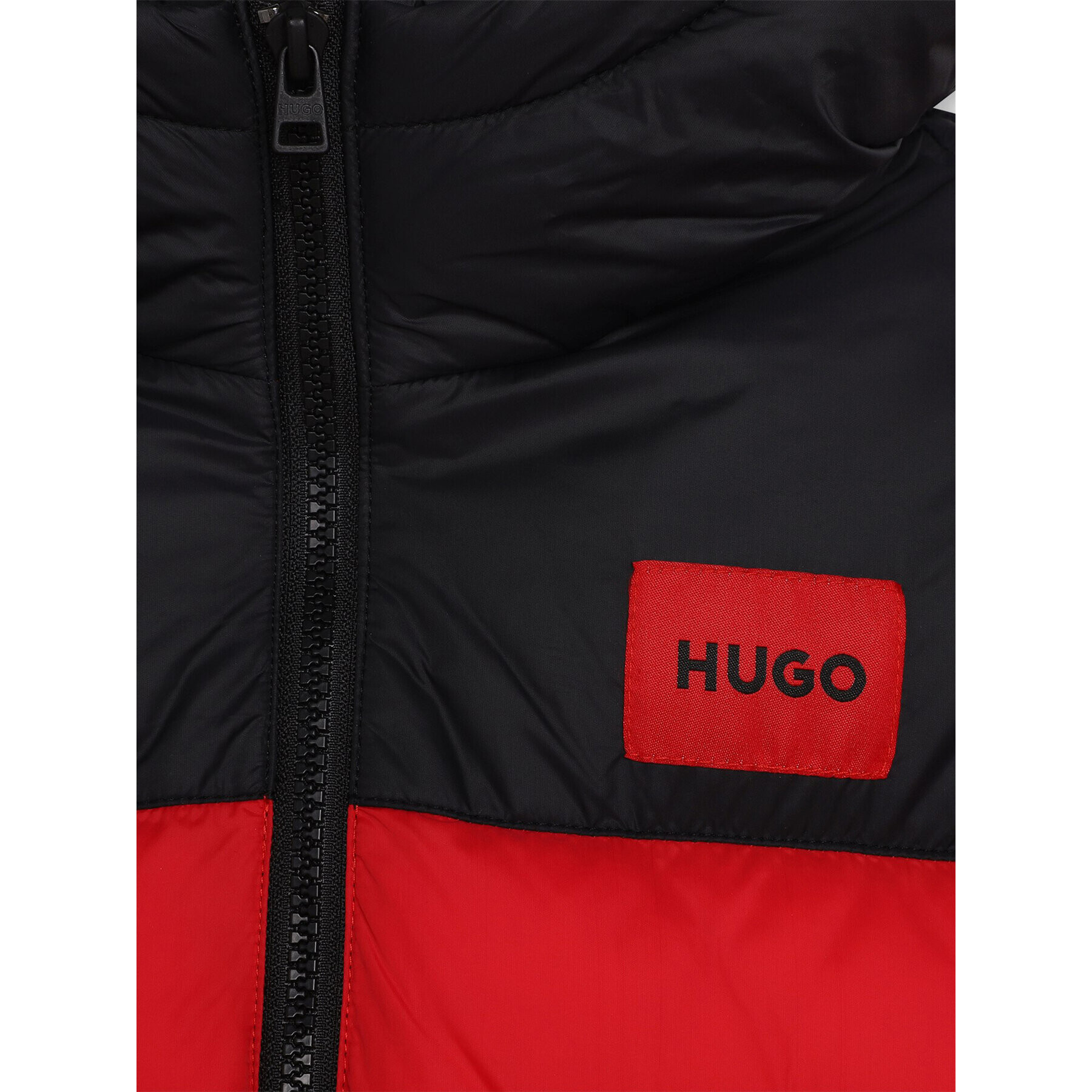 Hugo Vatovaná bunda G26111 S Červená Regular Fit - Pepit.sk