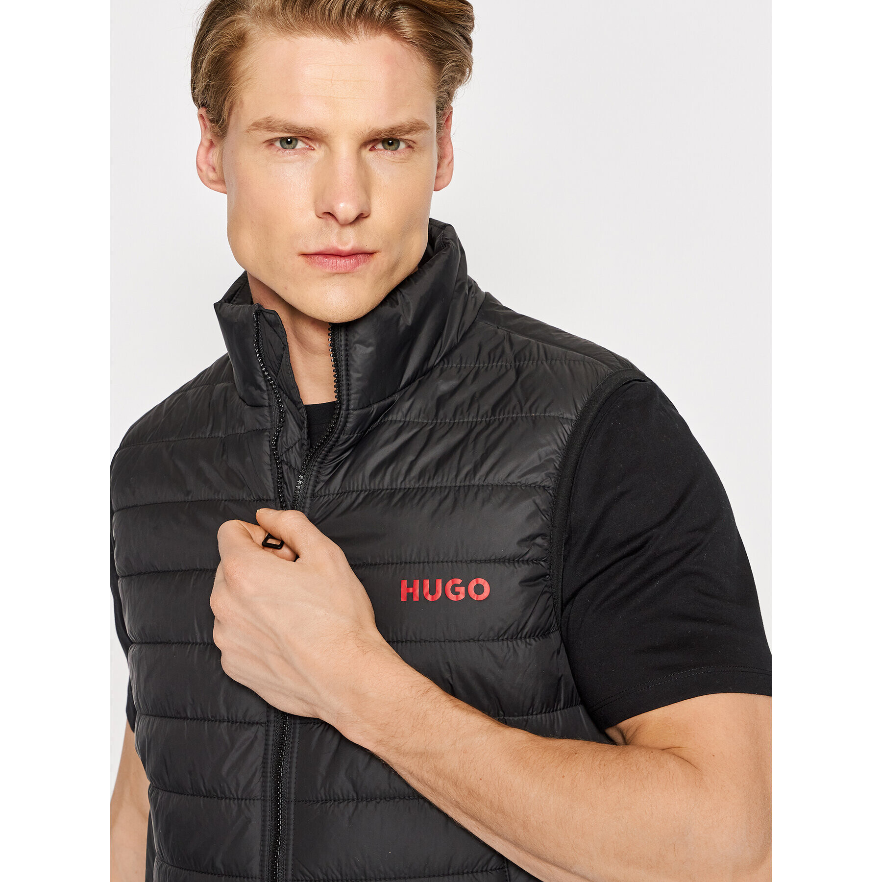 Hugo Vesta Bentino 50468742 Čierna Regular Fit - Pepit.sk