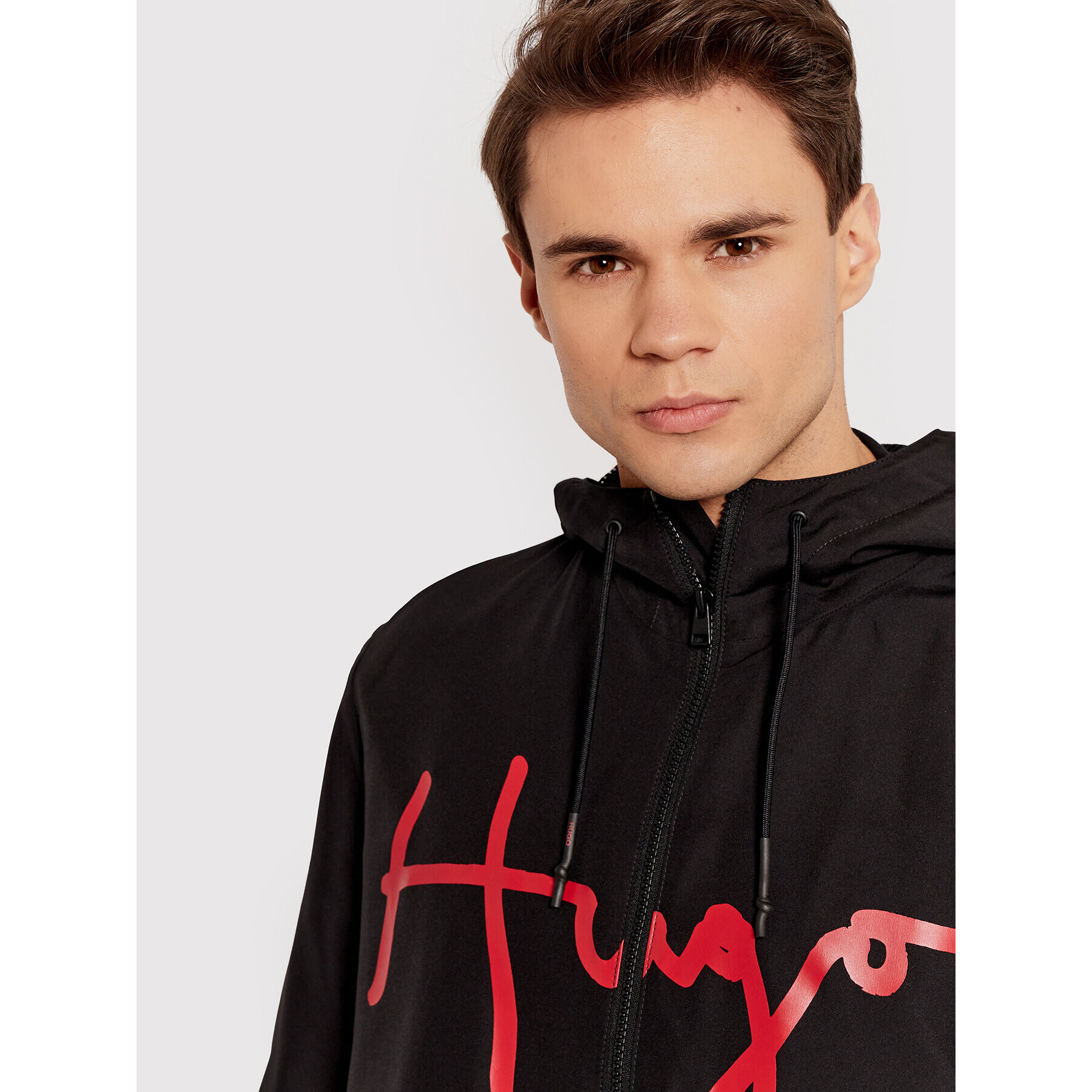 Hugo Vetrovka Benji2141 50457064 Čierna Regular Fit - Pepit.sk