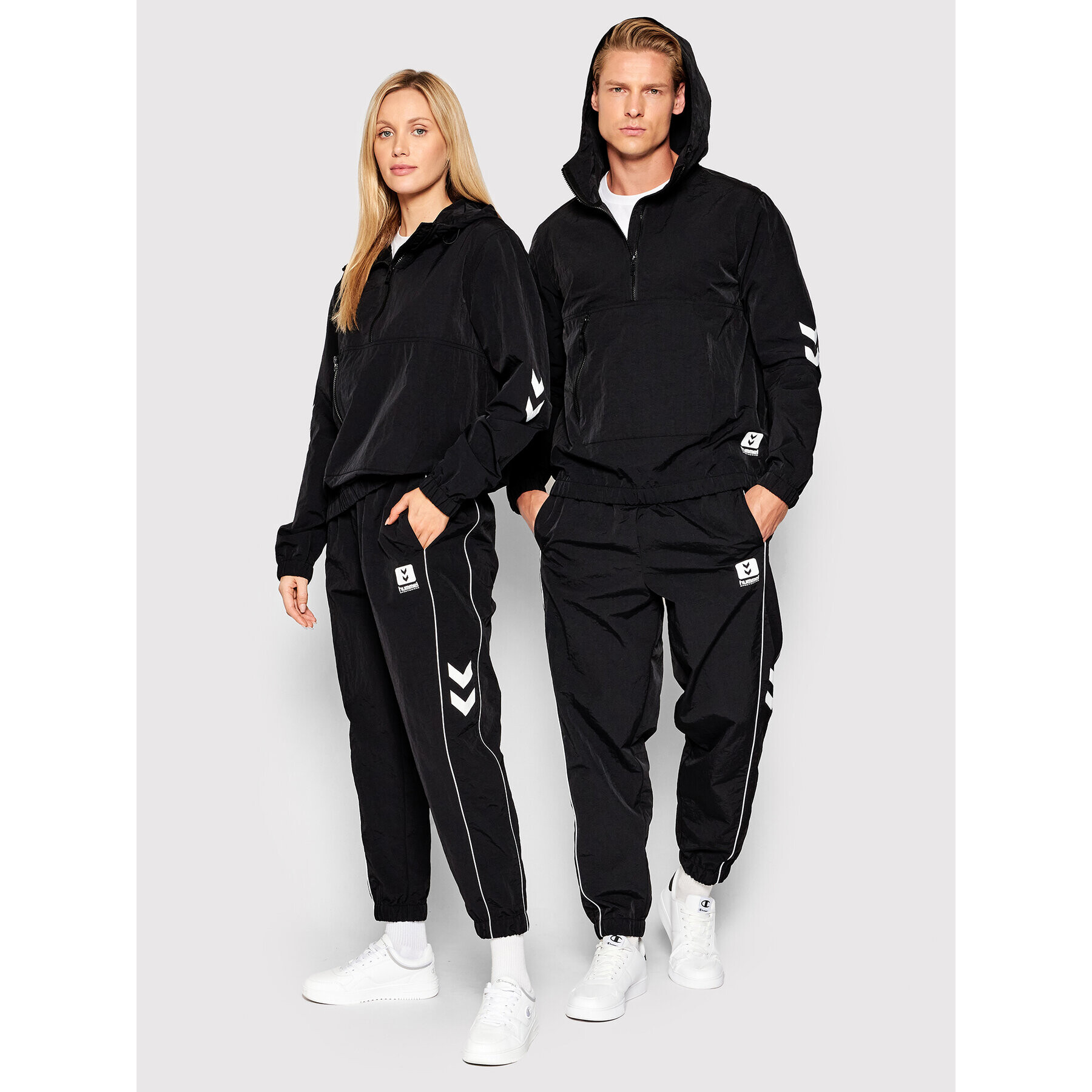 Hummel Bunda anorak Unisex Legacy Walter 213721 Čierna Regular Fit - Pepit.sk