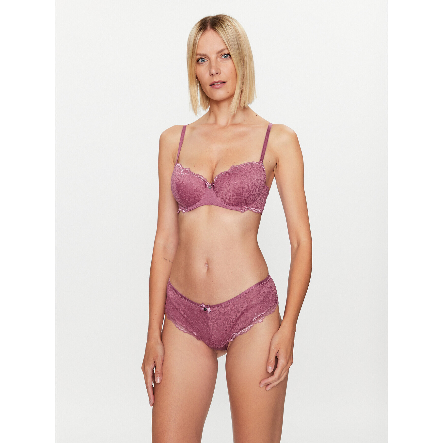 Hunkemöller Podprsenka Balconette Marine 202702 Fialová - Pepit.sk