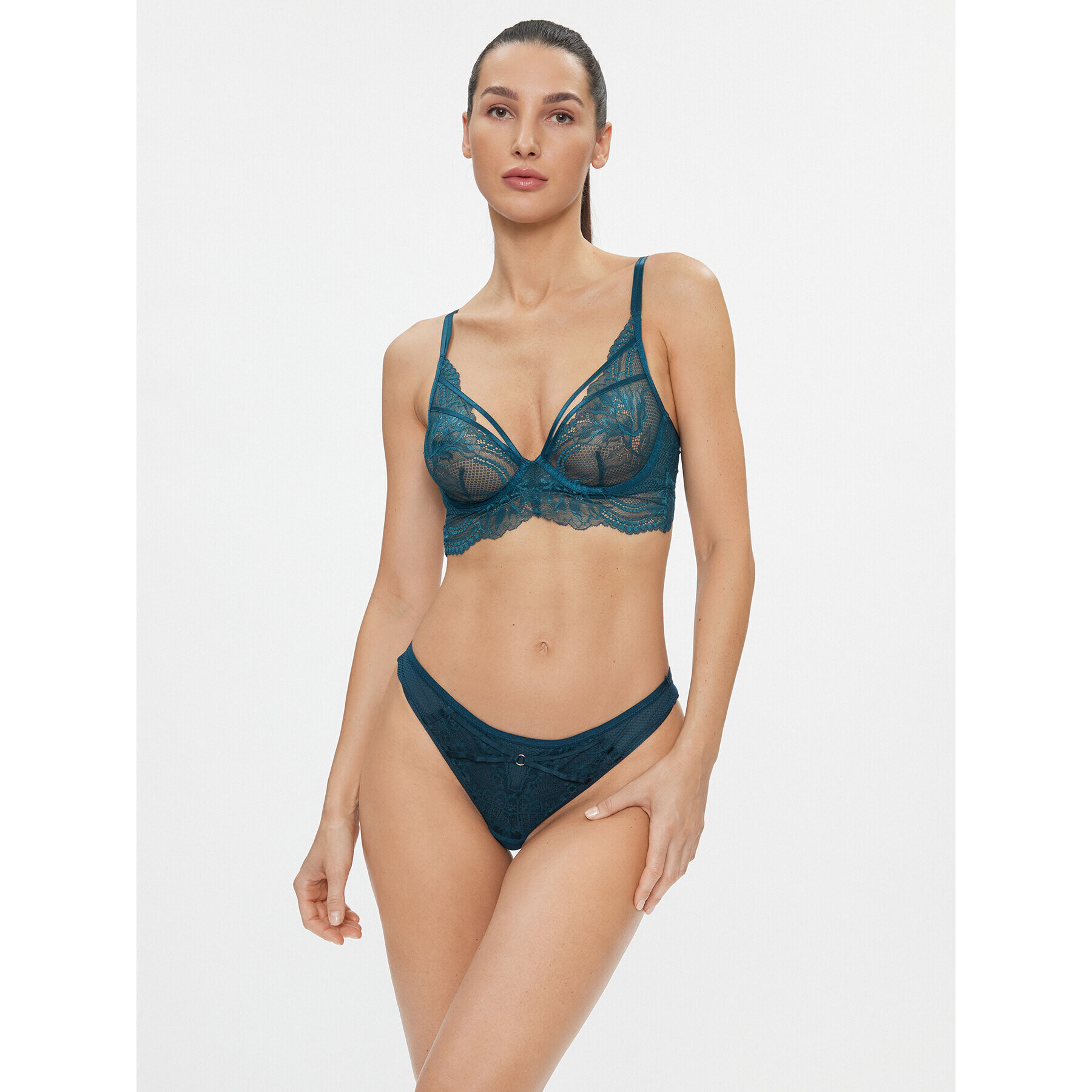 Hunkemöller Podprsenka Balconette Raquel 202692 Modrá - Pepit.sk