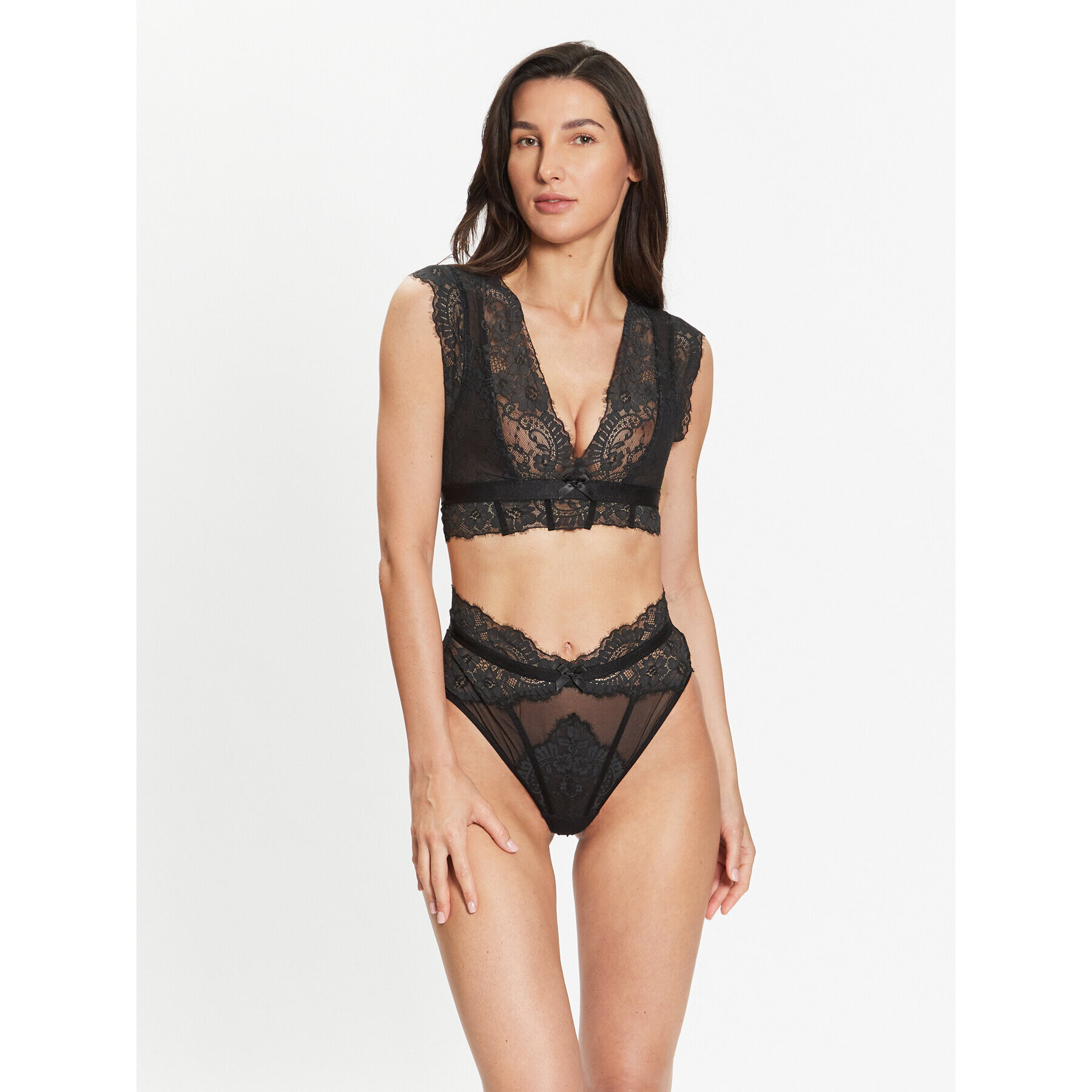 Hunkemöller Podprsenka Bralette Catrin 202215 Čierna - Pepit.sk